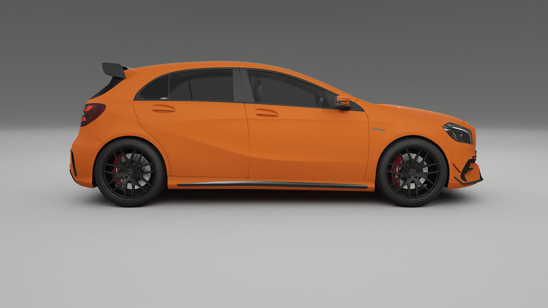 Mercedes A45 AMG W176 TPU Lakbeschermingsfolie | ROCKET Kleurveranderende PPF – Volledig Voorgesneden Kit