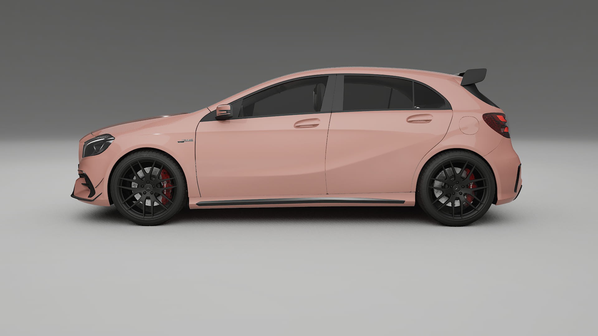 Mercedes A45 AMG W176 TPU Lakbeschermingsfolie | BLUSH Kleurveranderende PPF – Volledig Voorgesneden Kit