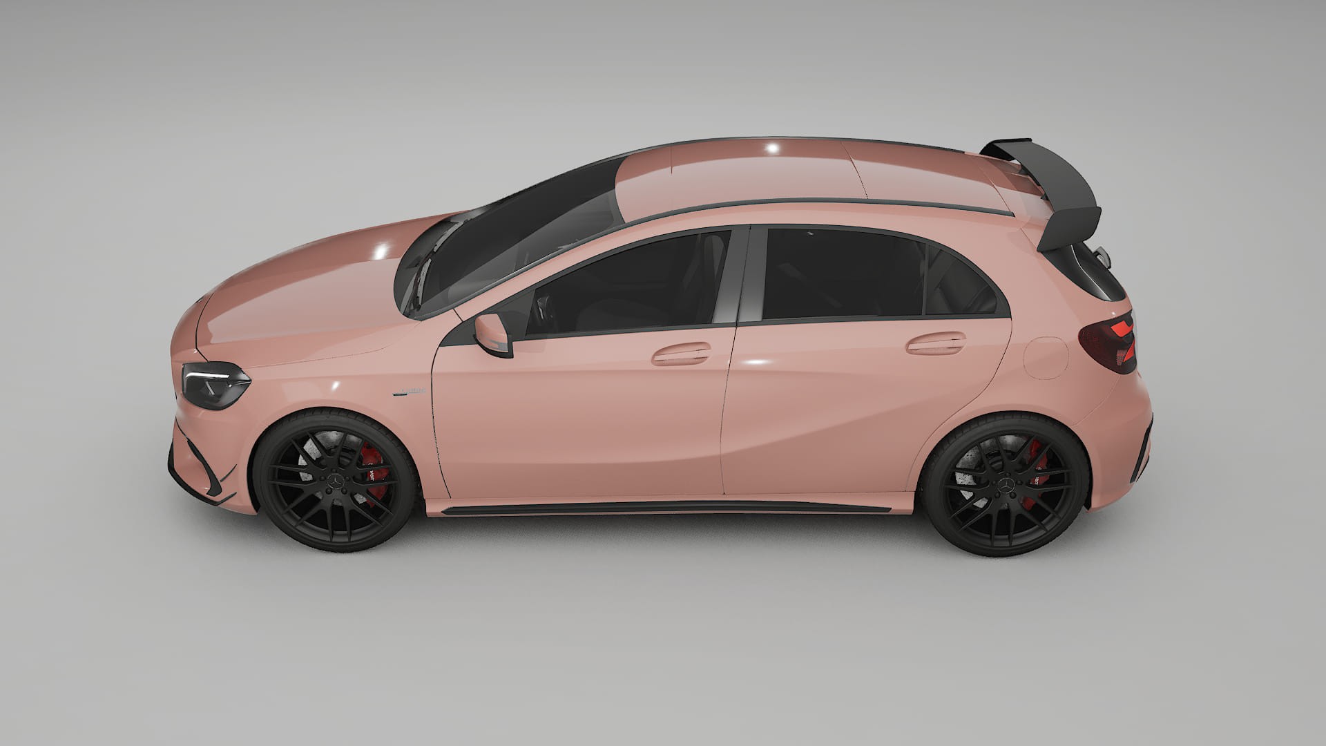 Mercedes A45 AMG W176 TPU Lakbeschermingsfolie | BLUSH Kleurveranderende PPF – Volledig Voorgesneden Kit