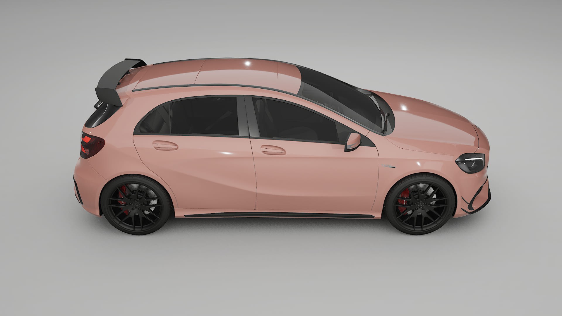 Mercedes A45 AMG W176 TPU Lakbeschermingsfolie | BLUSH Kleurveranderende PPF – Volledig Voorgesneden Kit