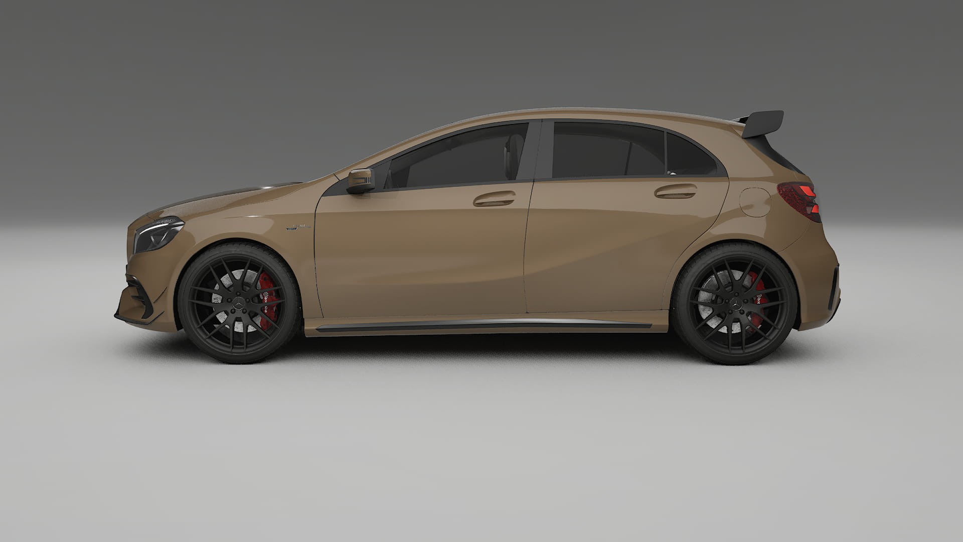 Mercedes A45 AMG W176 TPU Lakbeschermingsfolie | SAHARA Kleurveranderende PPF – Volledig Voorgesneden Kit