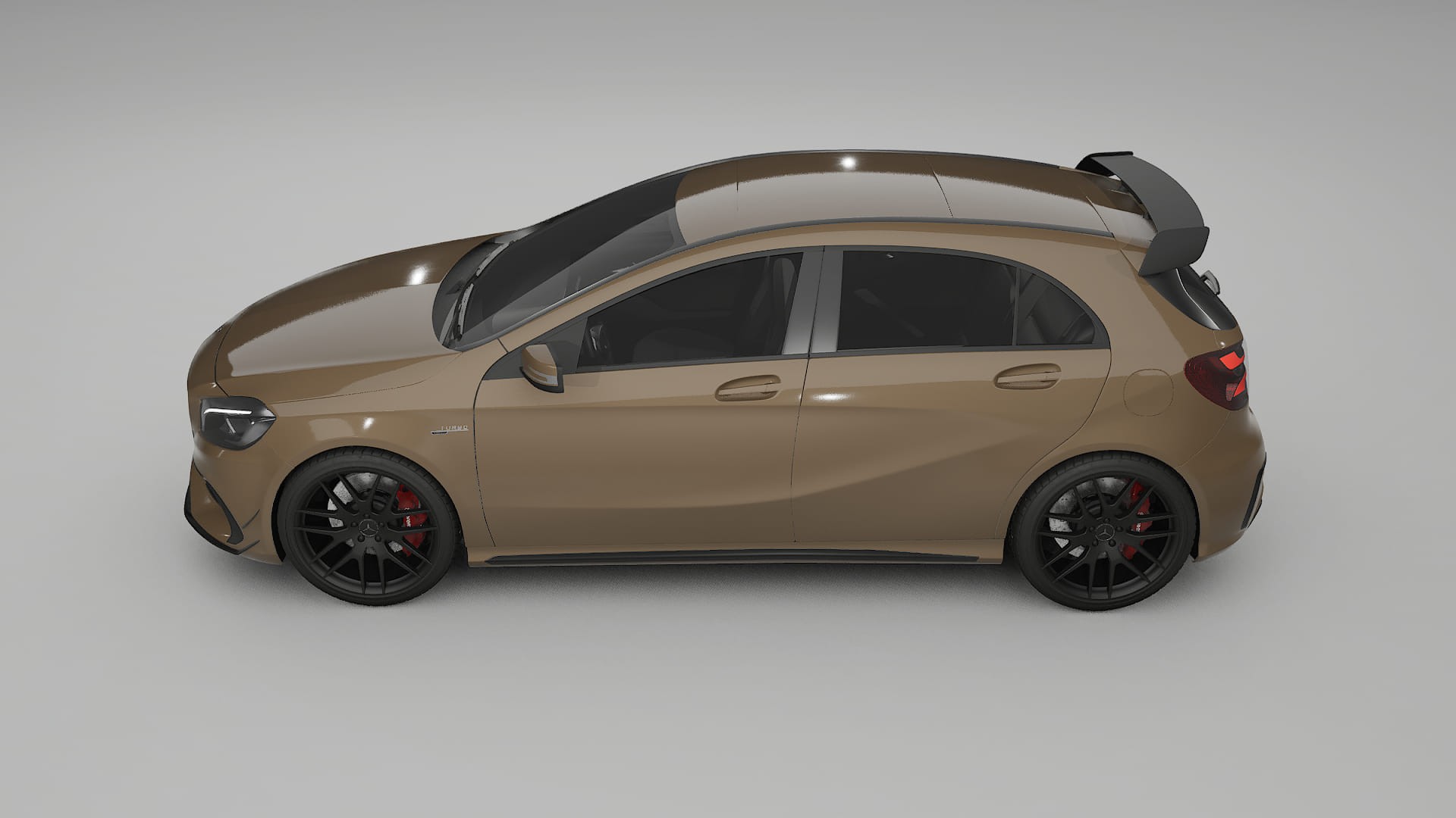 Mercedes A45 AMG W176 TPU Lakbeschermingsfolie | SAHARA Kleurveranderende PPF – Volledig Voorgesneden Kit