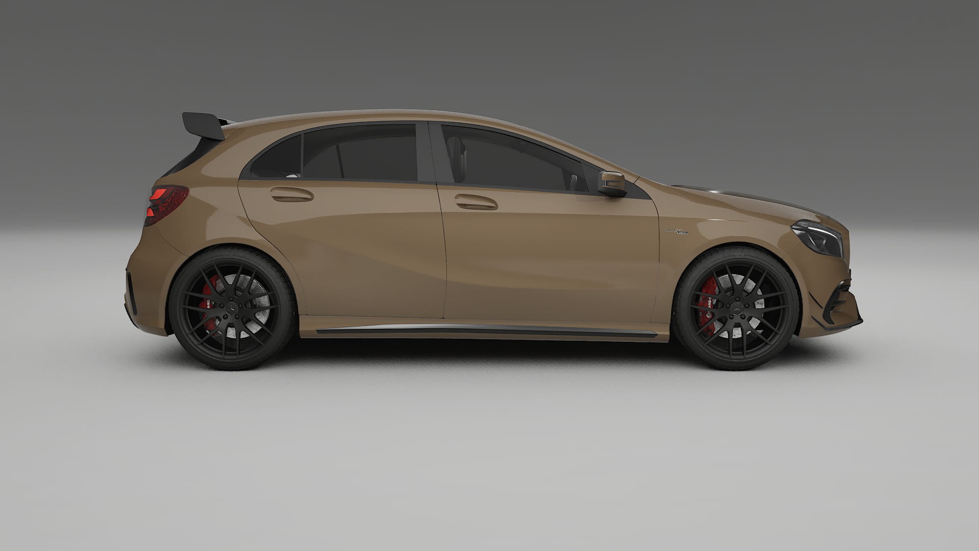 Mercedes A45 AMG W176 TPU Lakbeschermingsfolie | SAHARA Kleurveranderende PPF – Volledig Voorgesneden Kit