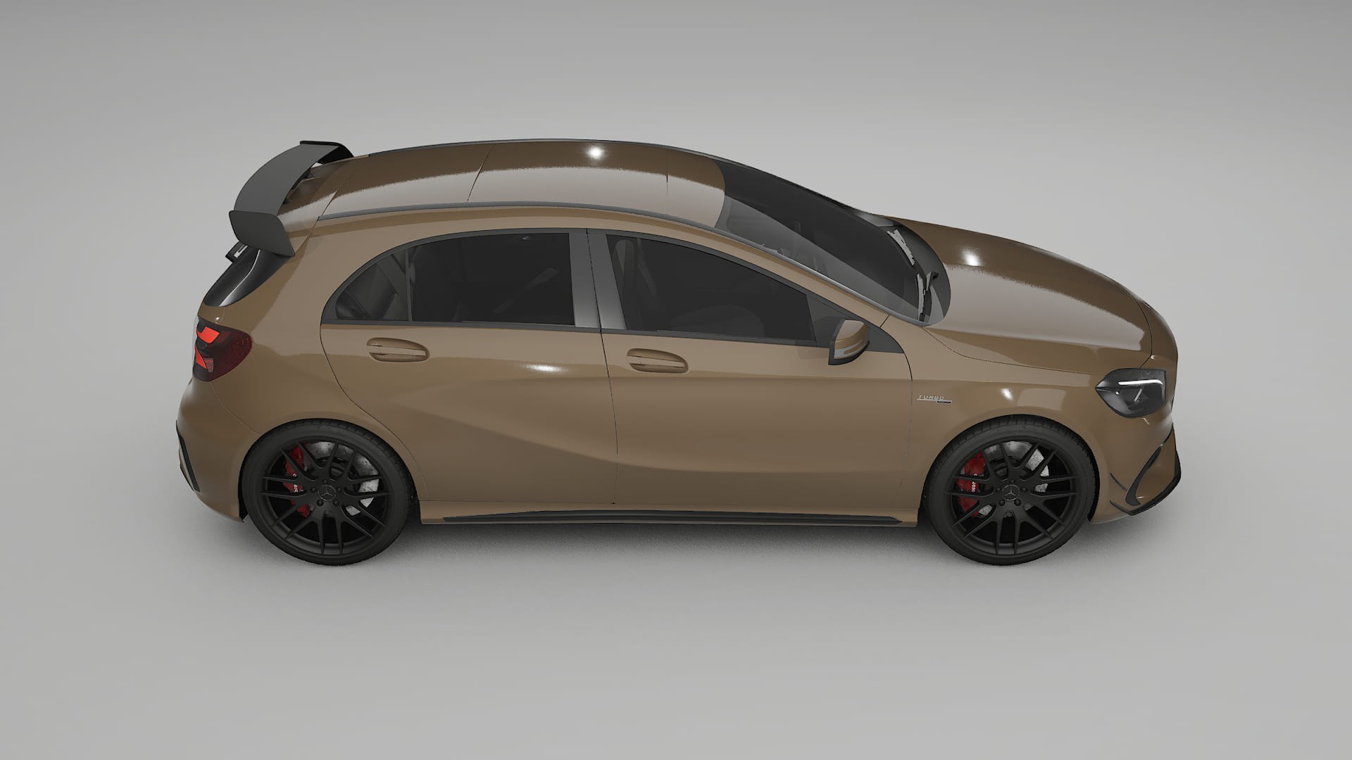 Mercedes A45 AMG W176 TPU Lakbeschermingsfolie | SAHARA Kleurveranderende PPF – Volledig Voorgesneden Kit