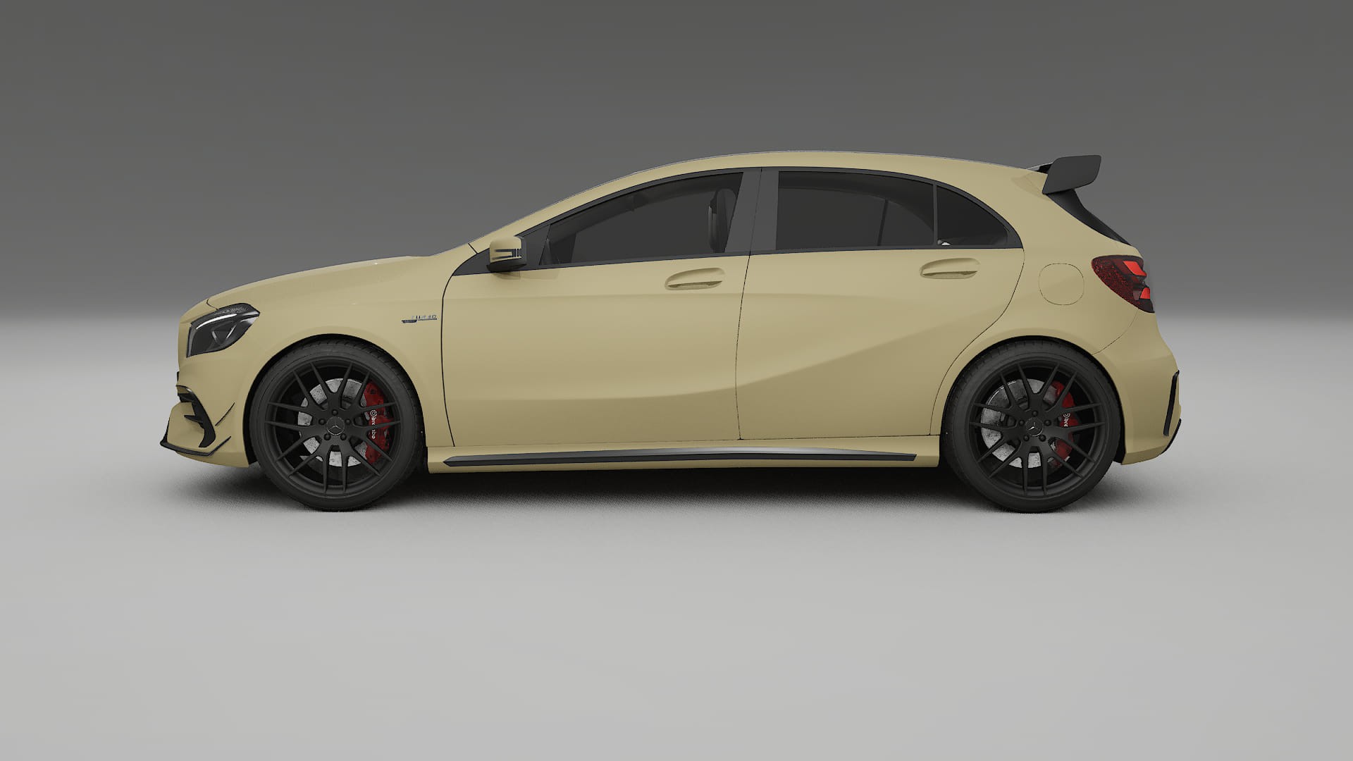 Mercedes A45 AMG W176 TPU Lakbeschermingsfolie | SAND Kleurveranderende PPF – Volledig Voorgesneden Kit