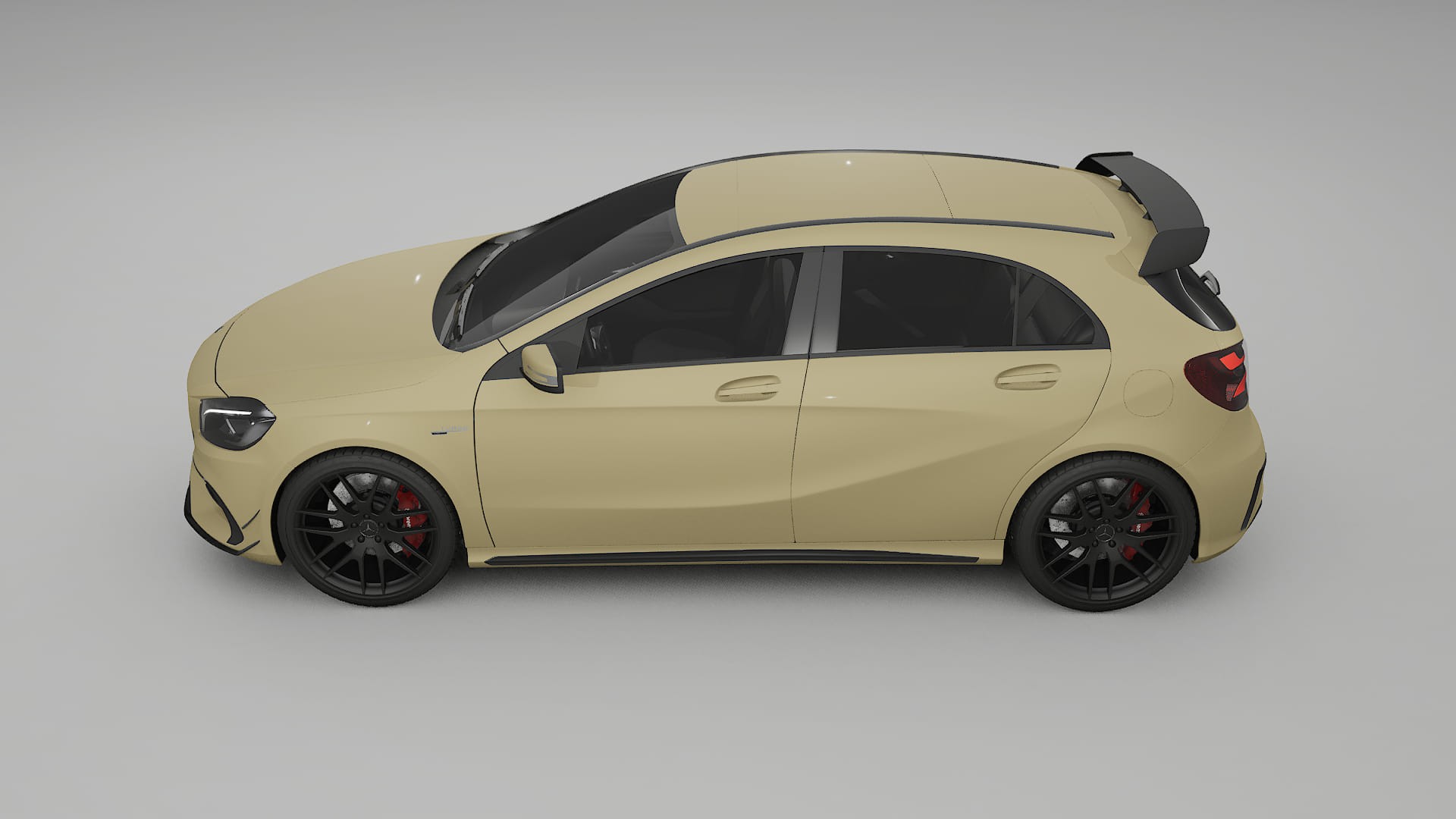 Mercedes A45 AMG W176 TPU Lakbeschermingsfolie | SAND Kleurveranderende PPF – Volledig Voorgesneden Kit