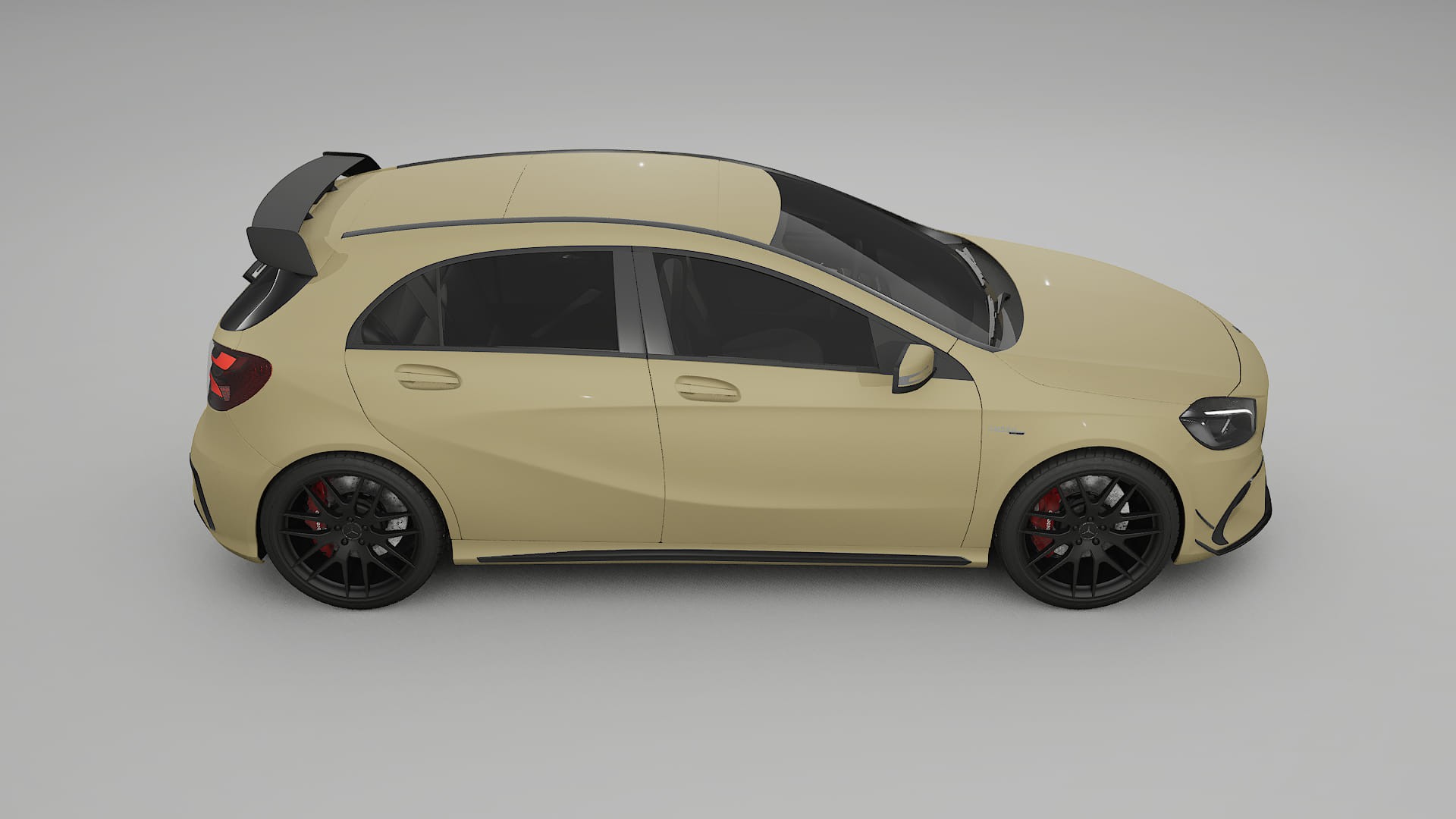 Mercedes A45 AMG W176 TPU Lakbeschermingsfolie | SAND Kleurveranderende PPF – Volledig Voorgesneden Kit