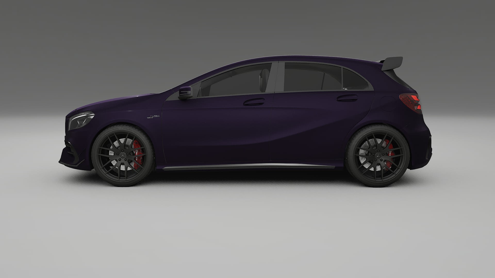 Mercedes A45 AMG W176 TPU Lakbeschermingsfolie | VIOLET Kleurveranderende PPF – Volledig Voorgesneden Kit