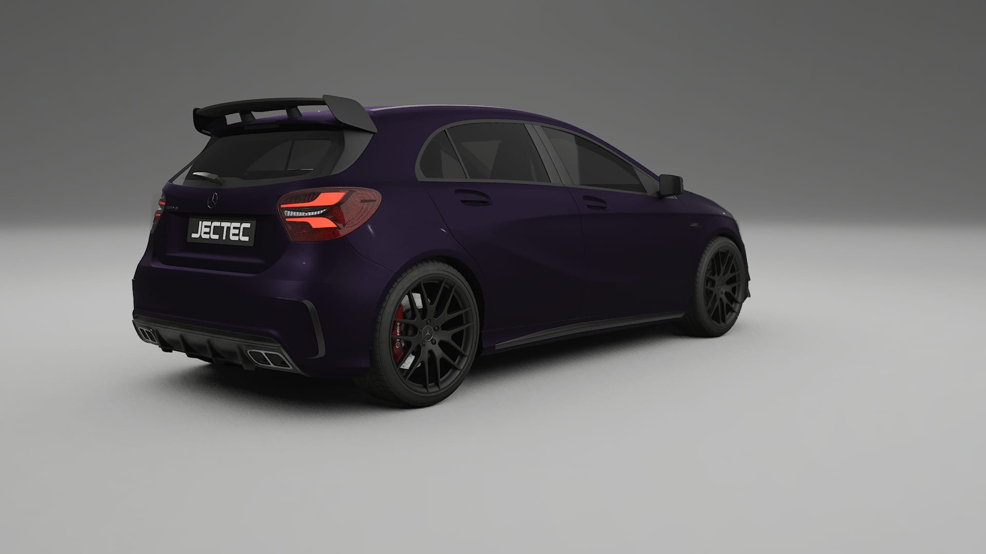 Mercedes A45 AMG W176 TPU Lakbeschermingsfolie | VIOLET Kleurveranderende PPF – Volledig Voorgesneden Kit