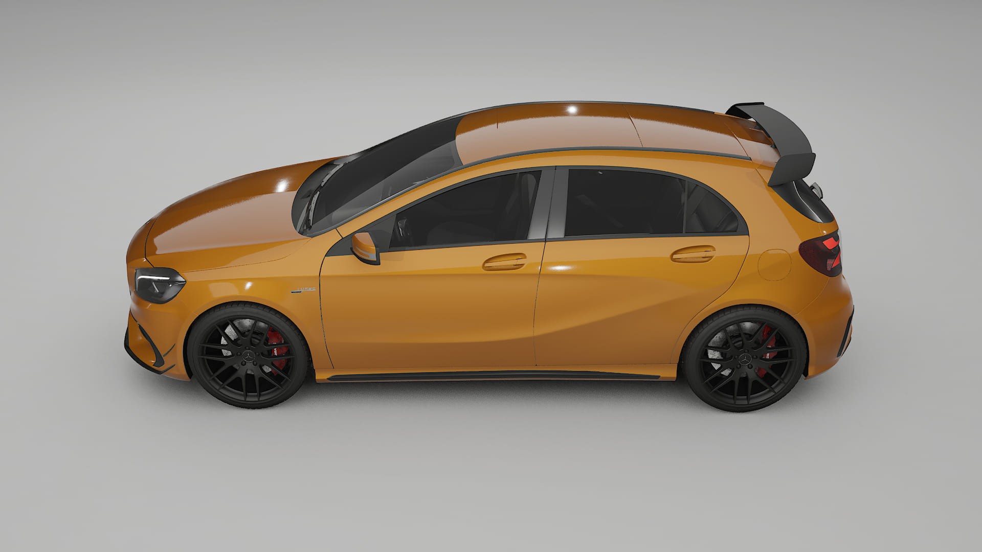 Mercedes A45 AMG W176 TPU Lakbeschermingsfolie | DAISY Kleurveranderende PPF – Volledig Voorgesneden Kit