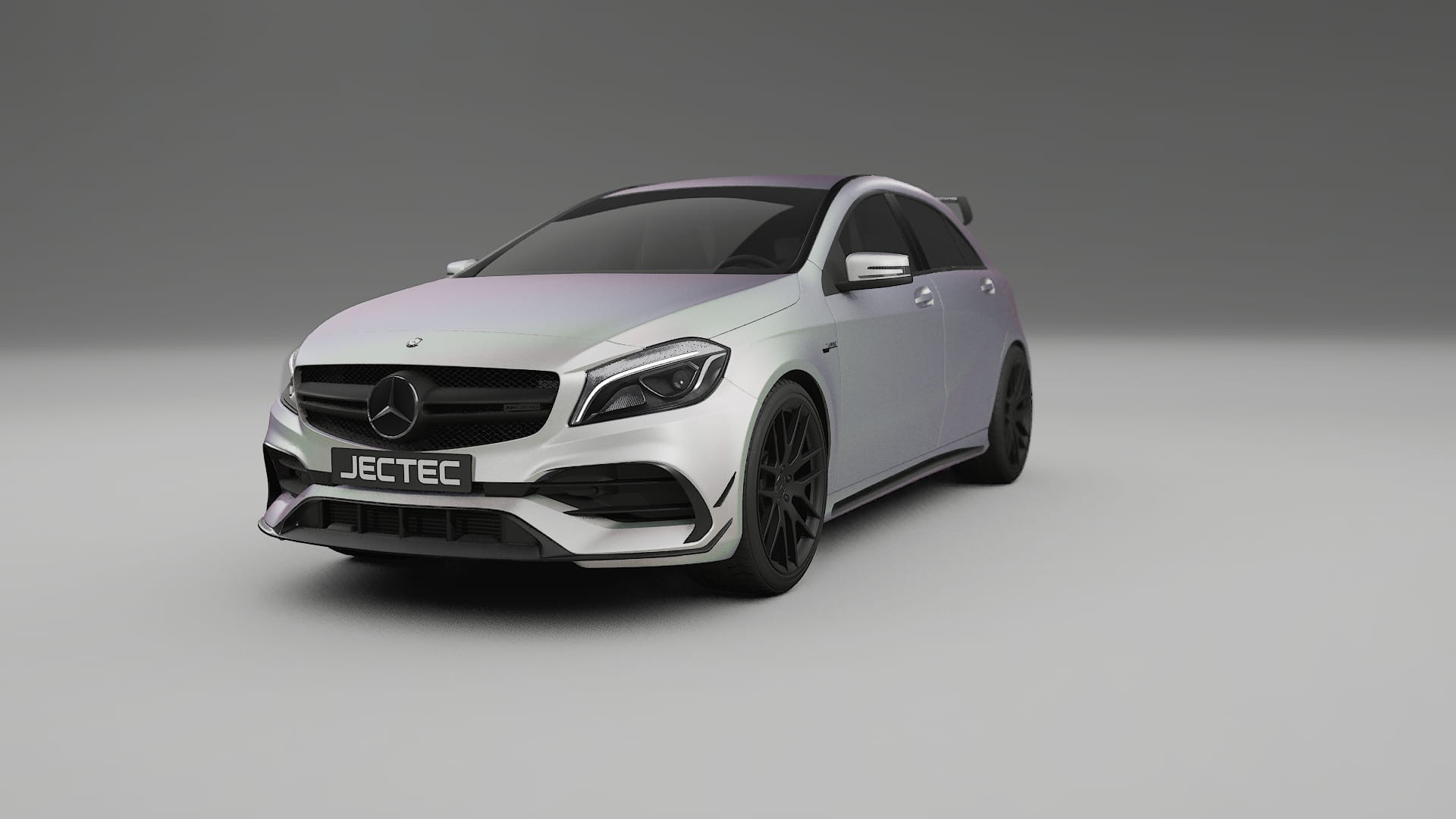 Mercedes A45 AMG W176 TPU Lakbeschermingsfolie | NEBULA Kleurveranderende PPF – Volledig Voorgesneden Kit