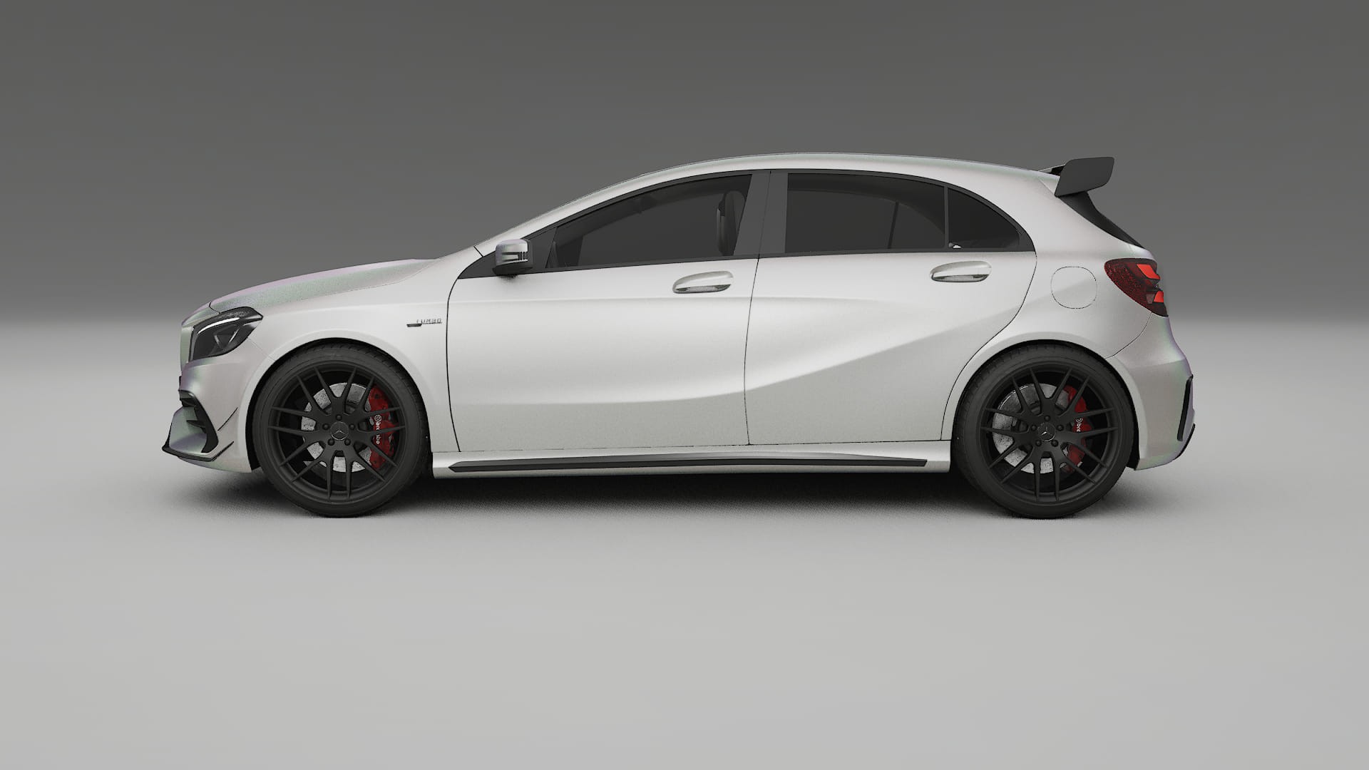 Mercedes A45 AMG W176 TPU Lakbeschermingsfolie | NEBULA Kleurveranderende PPF – Volledig Voorgesneden Kit