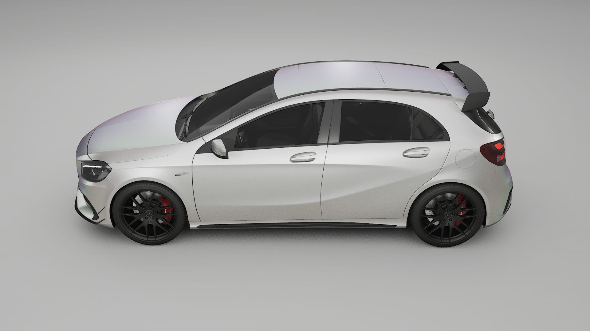 Mercedes A45 AMG W176 TPU Lakbeschermingsfolie | NEBULA Kleurveranderende PPF – Volledig Voorgesneden Kit