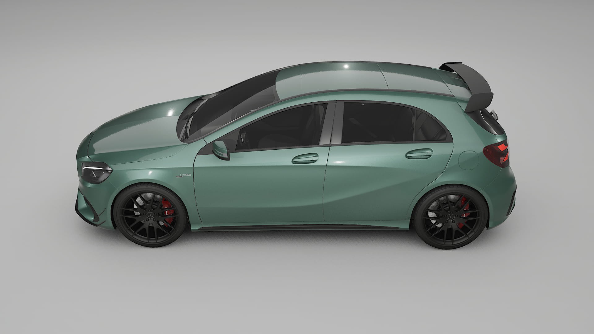 Mercedes A45 AMG W176 TPU Lakbeschermingsfolie | EVERGREEN Kleurveranderende PPF – Volledig Voorgesneden Kit