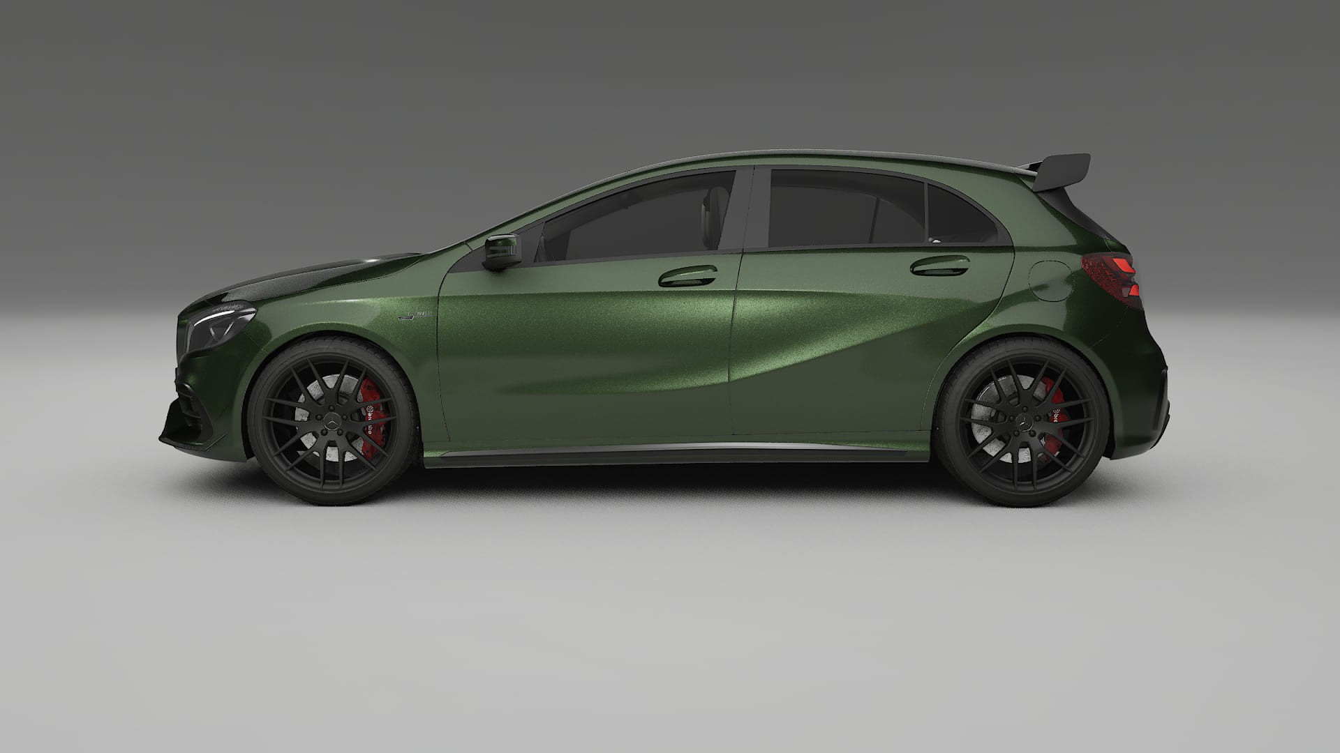 Mercedes A45 AMG W176 TPU Lakbeschermingsfolie | LAGOON Kleurveranderende PPF – Volledig Voorgesneden Kit