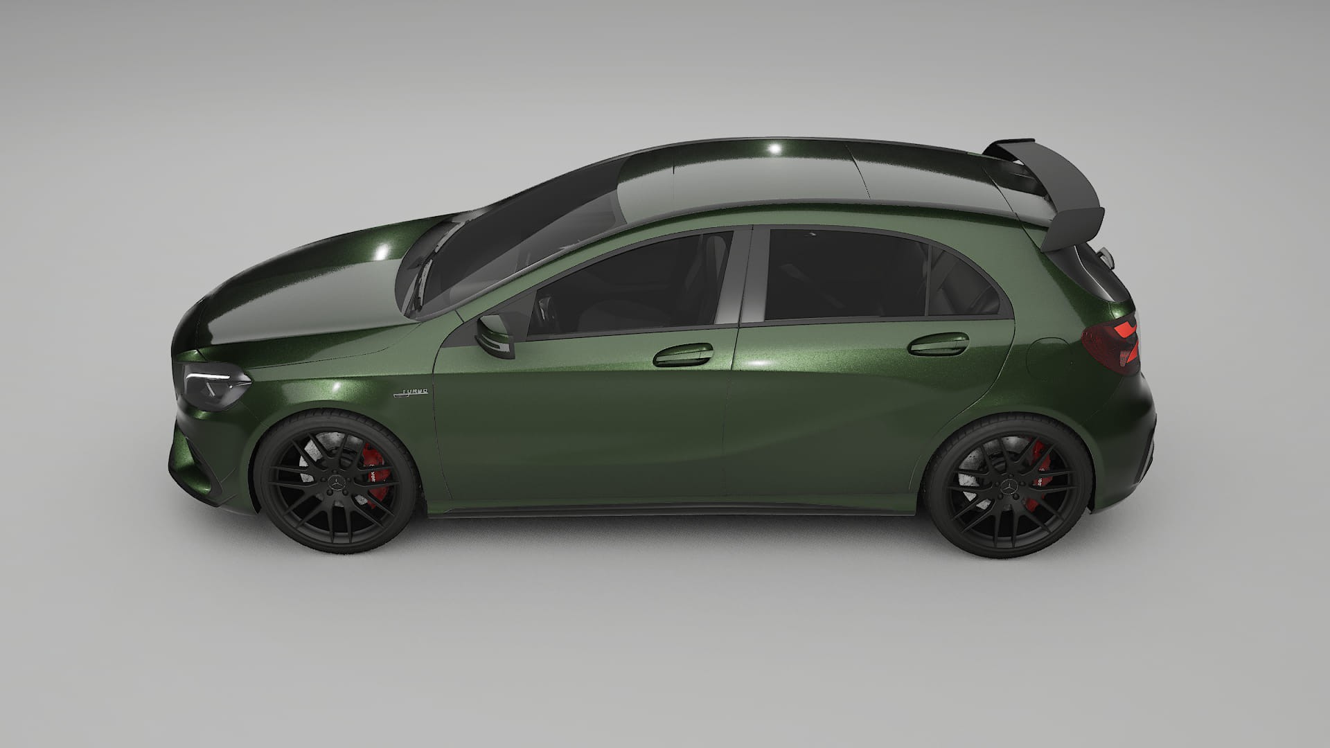 Mercedes A45 AMG W176 TPU Lakbeschermingsfolie | LAGOON Kleurveranderende PPF – Volledig Voorgesneden Kit