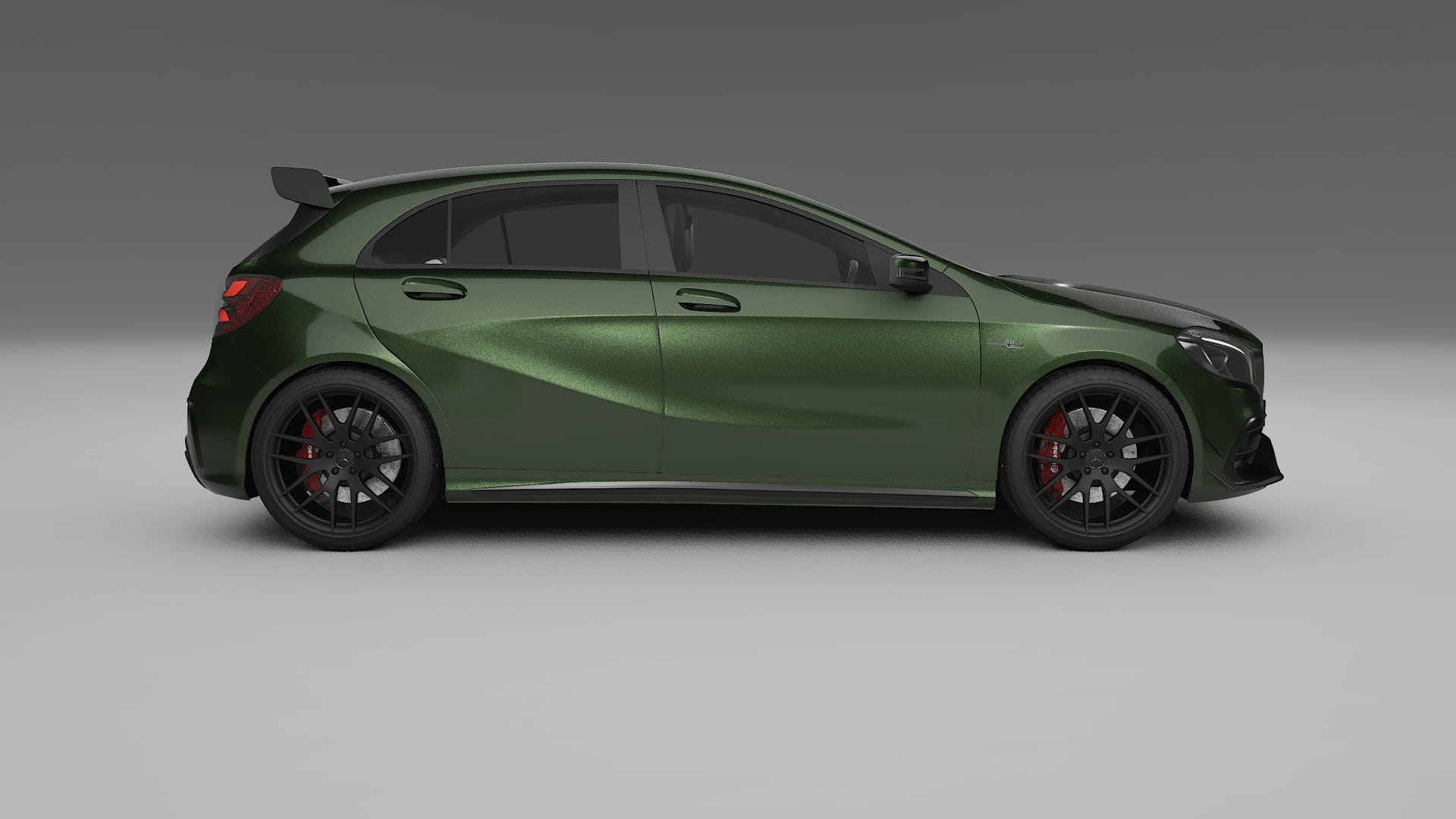 Mercedes A45 AMG W176 TPU Lakbeschermingsfolie | LAGOON Kleurveranderende PPF – Volledig Voorgesneden Kit