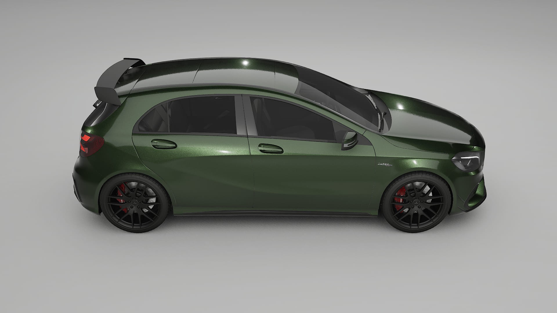 Mercedes A45 AMG W176 TPU Lakbeschermingsfolie | LAGOON Kleurveranderende PPF – Volledig Voorgesneden Kit