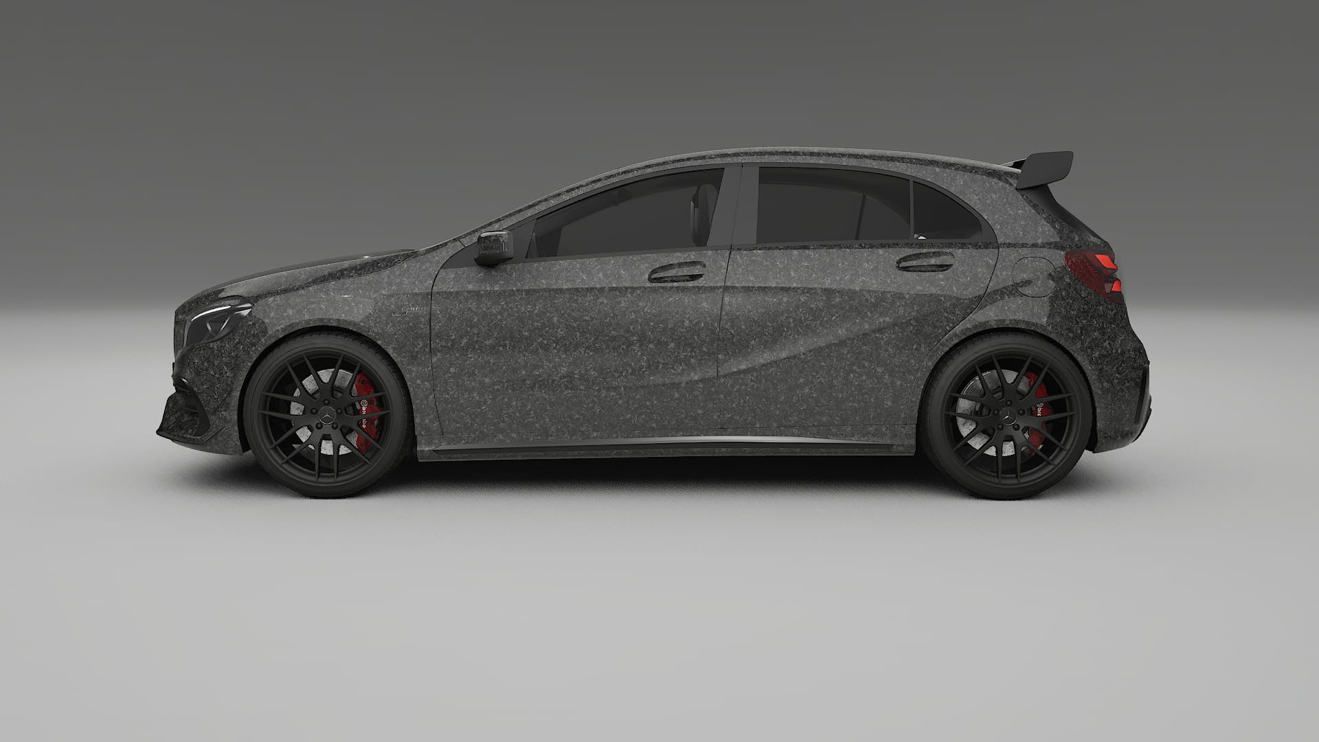 Mercedes A45 AMG W176 TPU Lakbeschermingsfolie | FORGED S Kleurveranderende PPF – Volledig Voorgesneden Kit
