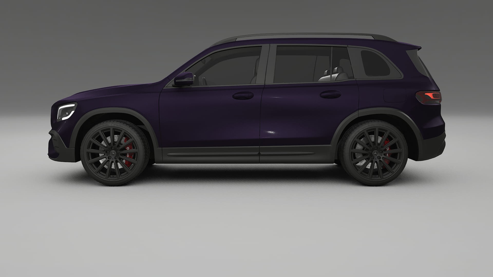 Mercedes AMG GLB TPU Lakbeschermingsfolie | VIOLET Kleurveranderende PPF – Volledig Voorgesneden Kit