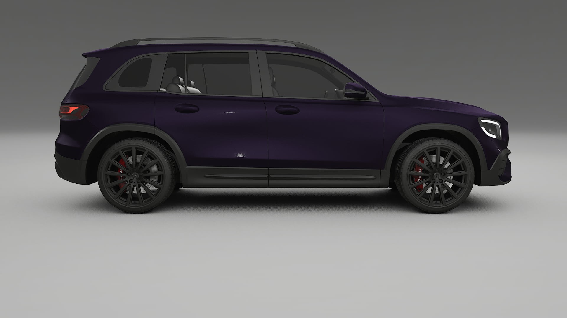 Mercedes AMG GLB TPU Lakbeschermingsfolie | VIOLET Kleurveranderende PPF – Volledig Voorgesneden Kit
