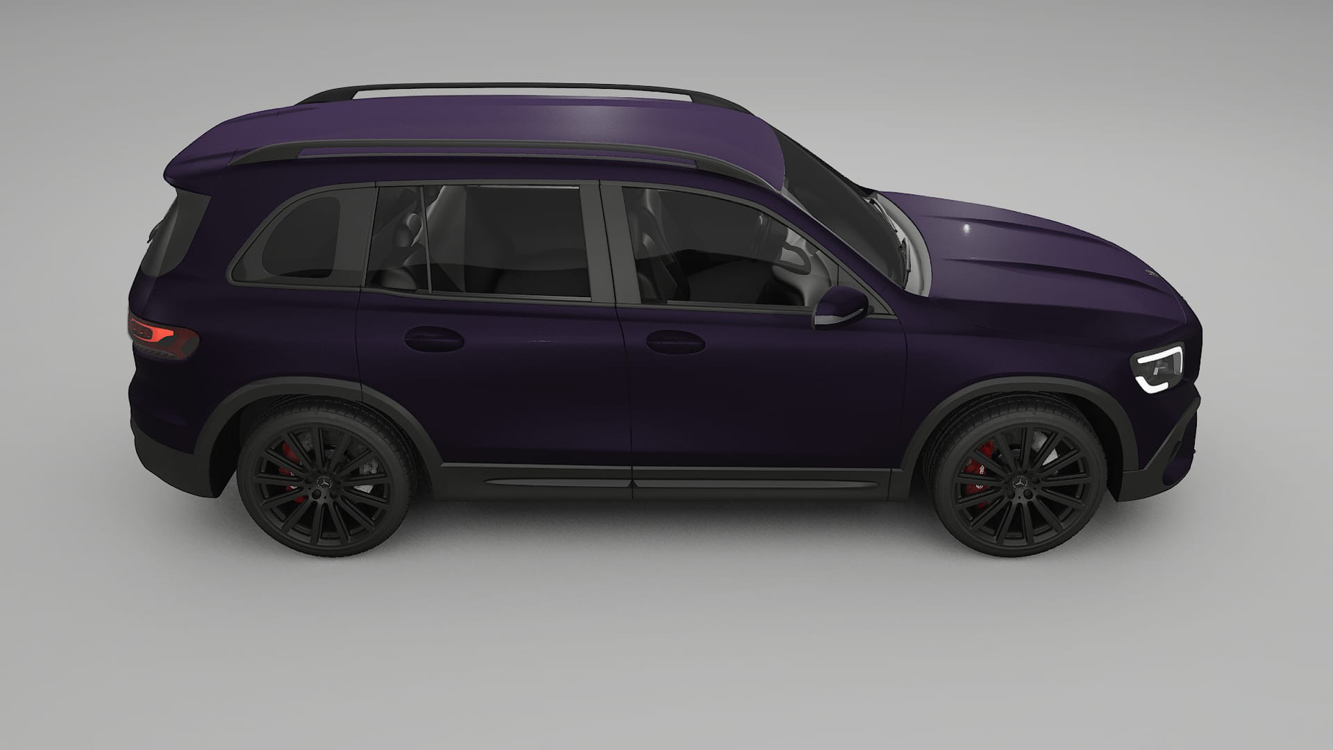Mercedes AMG GLB TPU Lakbeschermingsfolie | VIOLET Kleurveranderende PPF – Volledig Voorgesneden Kit