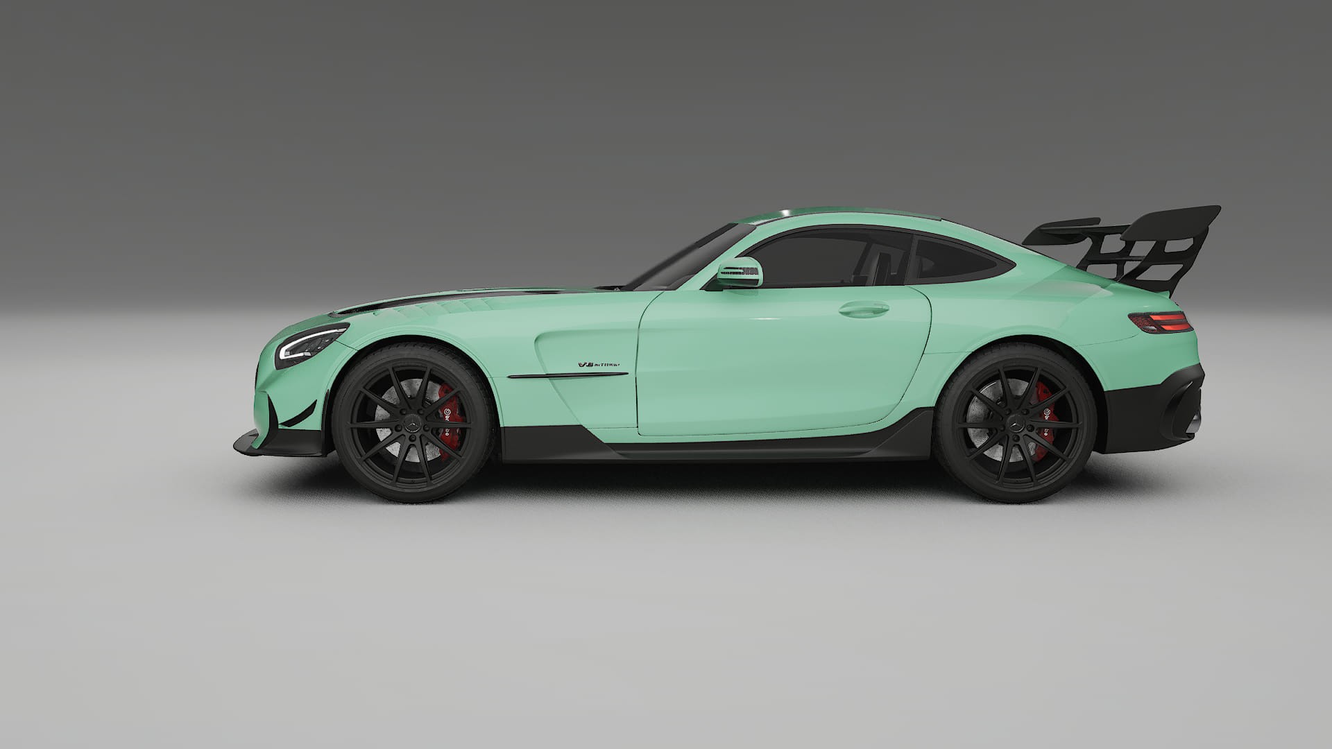 Mercedes AMG GT Black Series C192 Coupe TPU Lakbeschermingsfolie | DUSTY Kleurveranderende PPF – Volledig Voorgesneden Kit