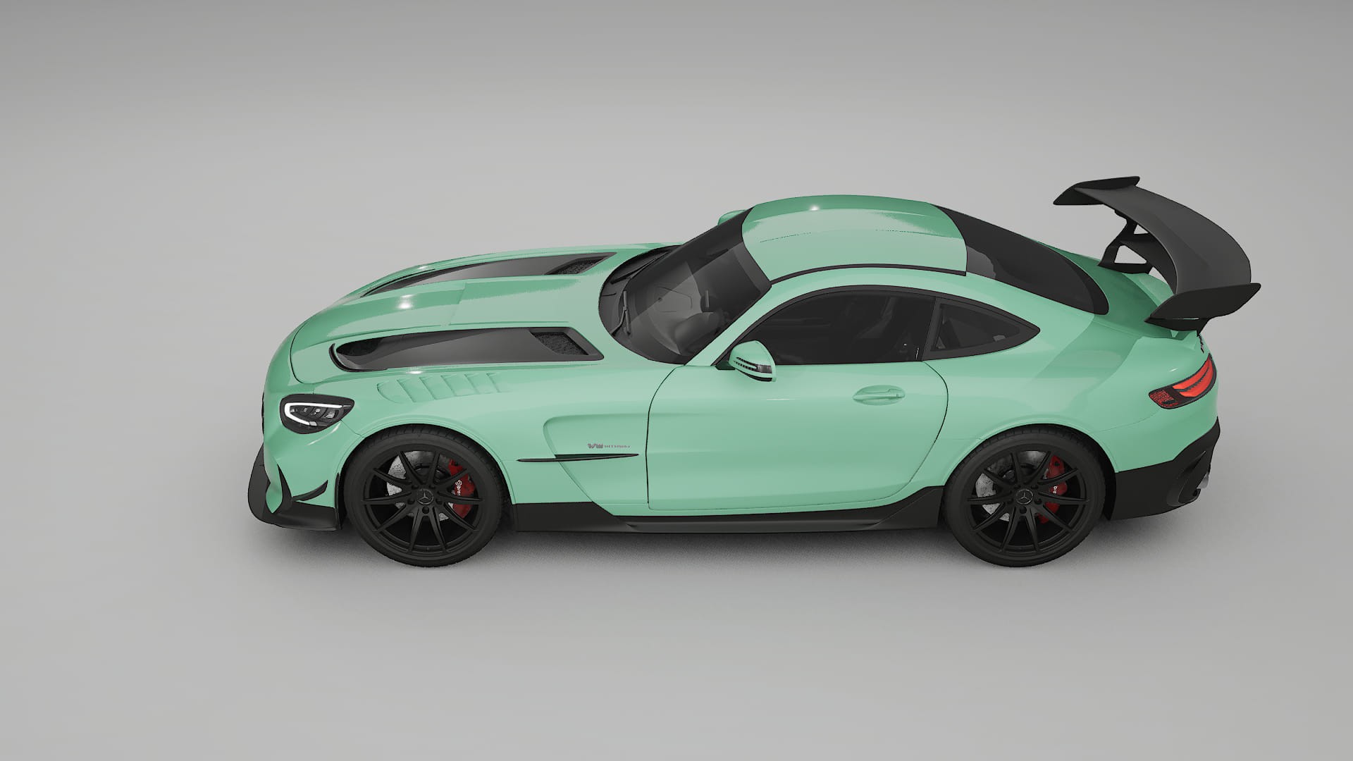 Mercedes AMG GT Black Series C192 Coupe TPU Lakbeschermingsfolie | DUSTY Kleurveranderende PPF – Volledig Voorgesneden Kit
