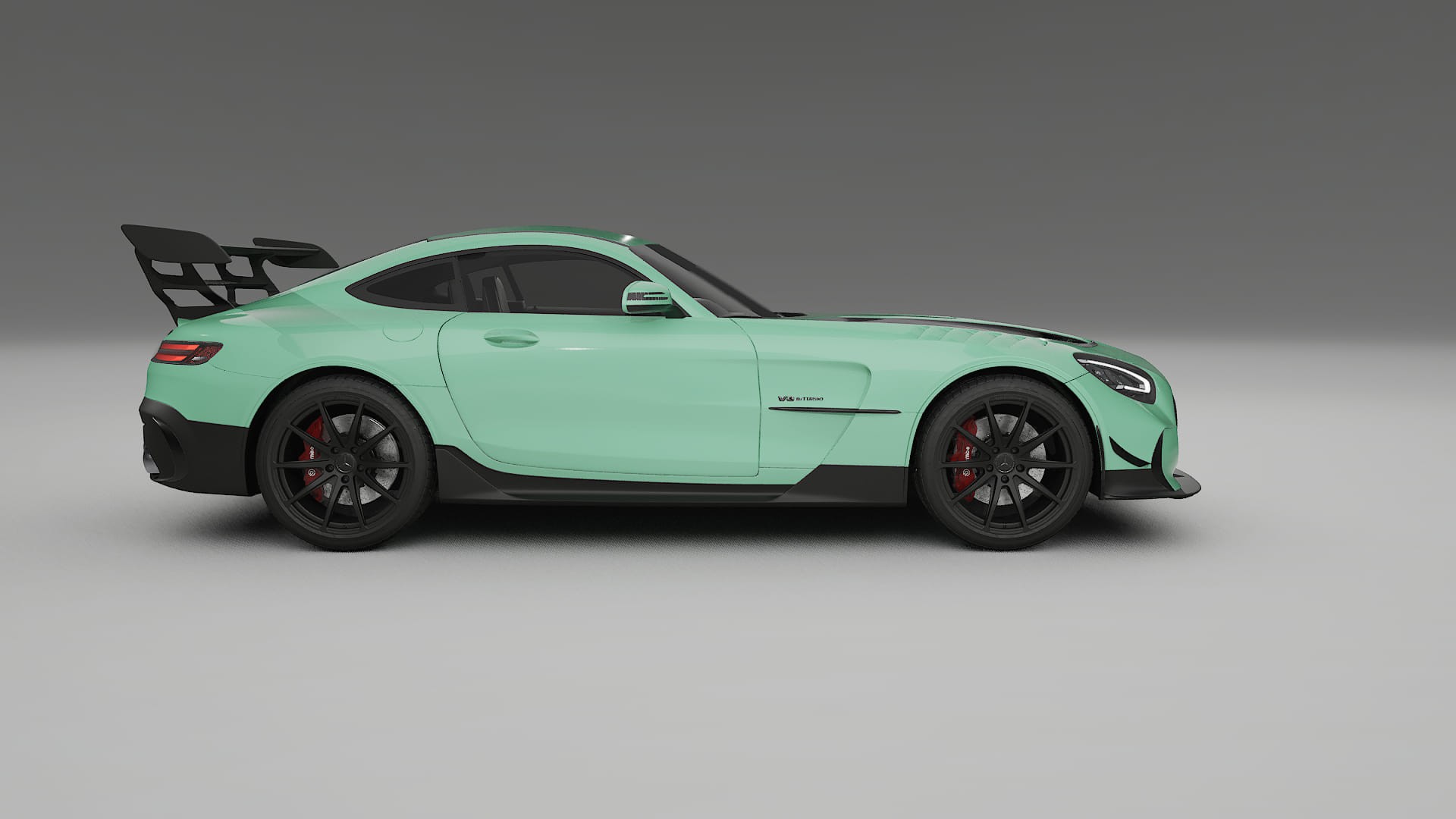 Mercedes AMG GT Black Series C192 Coupe TPU Lakbeschermingsfolie | DUSTY Kleurveranderende PPF – Volledig Voorgesneden Kit