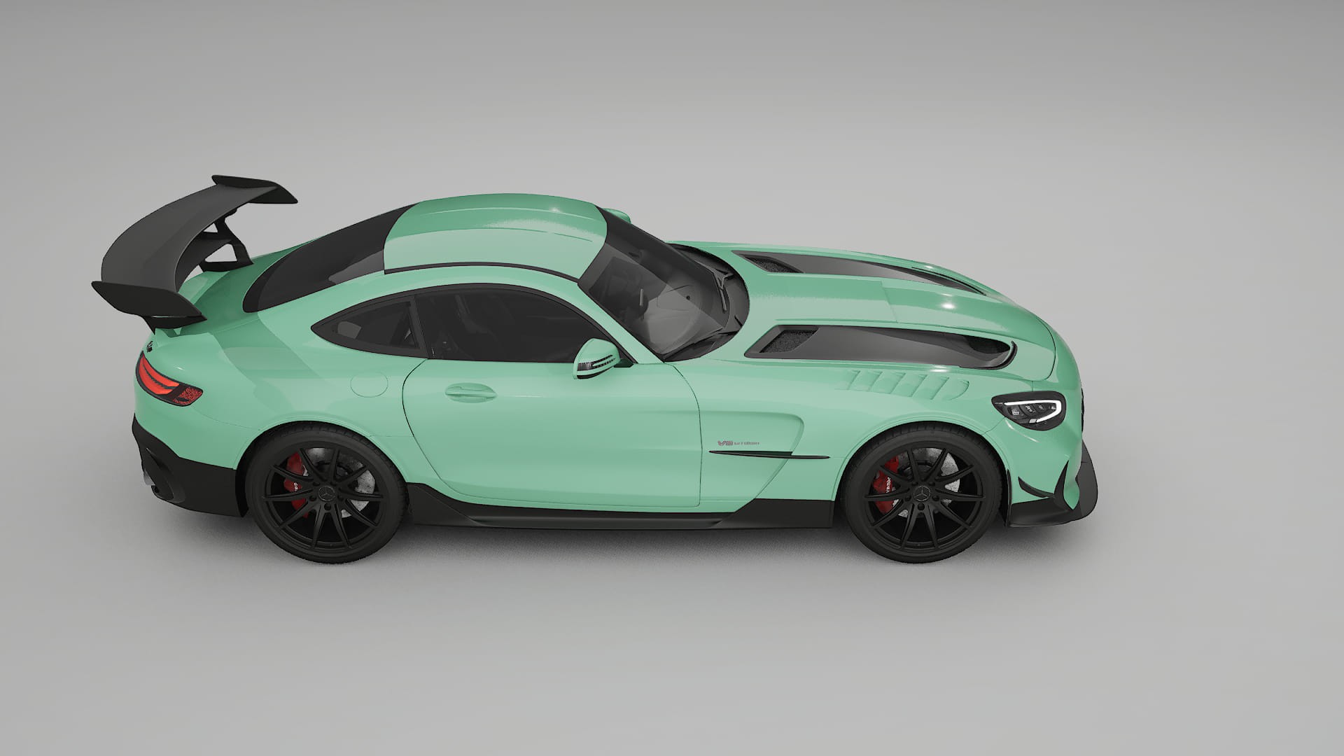 Mercedes AMG GT Black Series C192 Coupe TPU Lakbeschermingsfolie | DUSTY Kleurveranderende PPF – Volledig Voorgesneden Kit