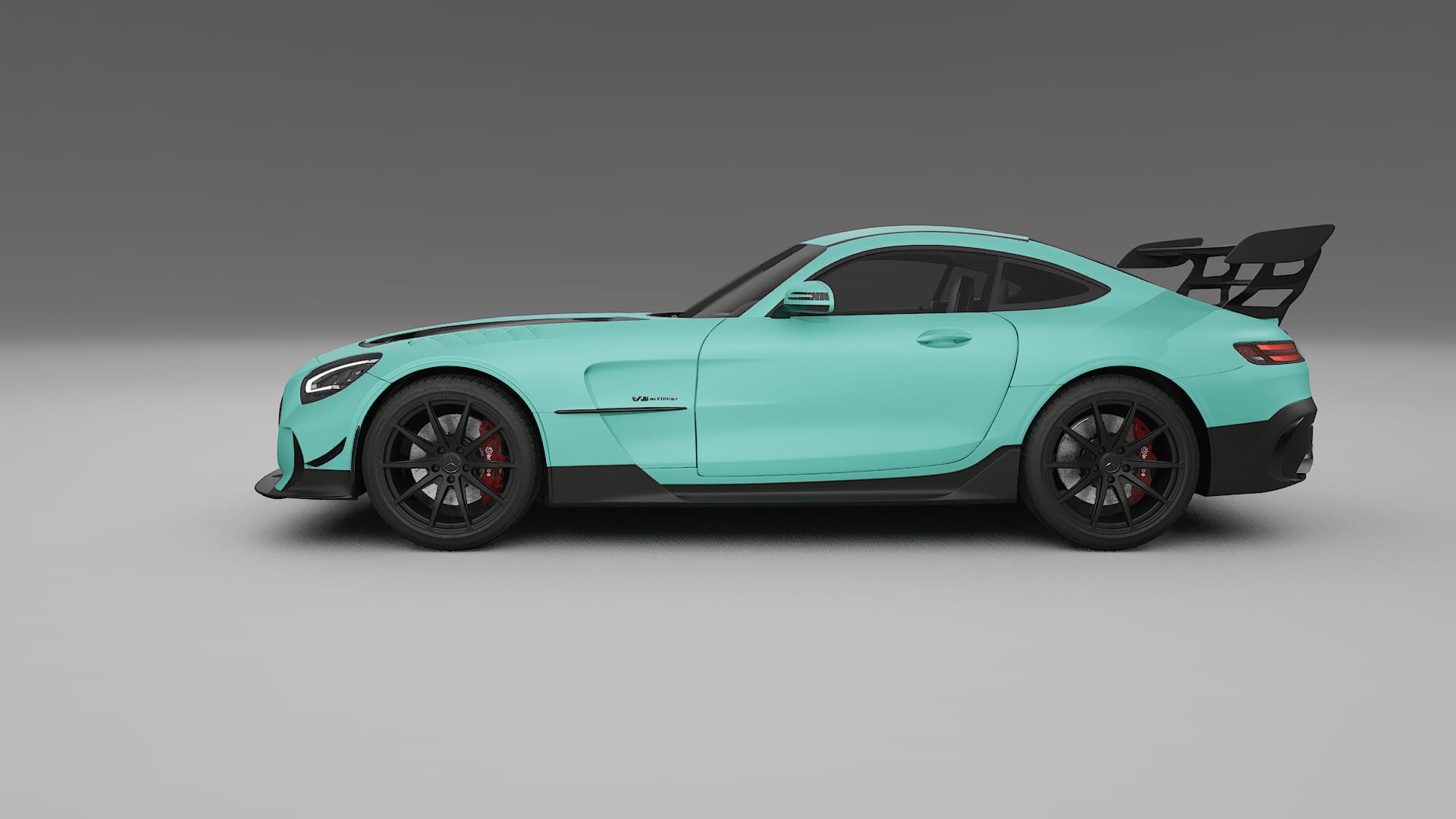 Mercedes AMG GT Black Series C192 Coupe TPU Lakbeschermingsfolie | FROST Kleurveranderende PPF – Volledig Voorgesneden Kit