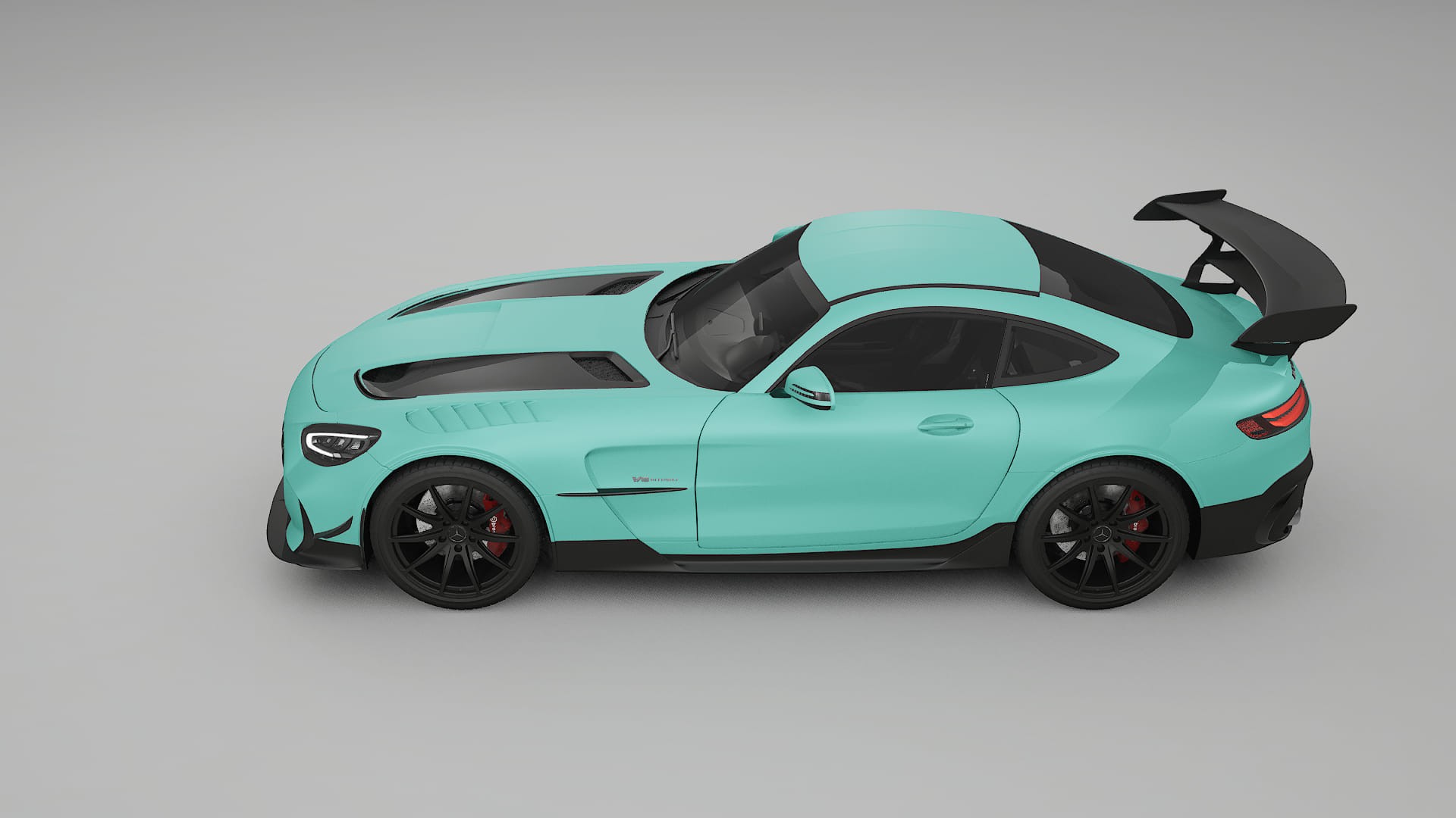 Mercedes AMG GT Black Series C192 Coupe TPU Lakbeschermingsfolie | FROST Kleurveranderende PPF – Volledig Voorgesneden Kit