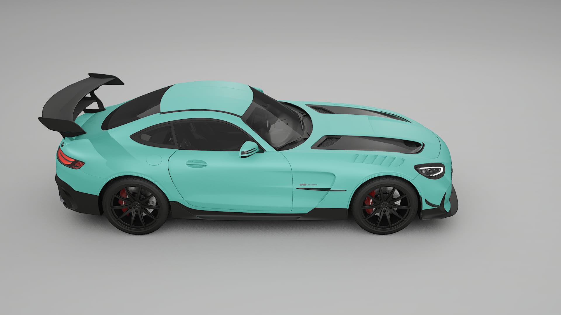 Mercedes AMG GT Black Series C192 Coupe TPU Lakbeschermingsfolie | FROST Kleurveranderende PPF – Volledig Voorgesneden Kit