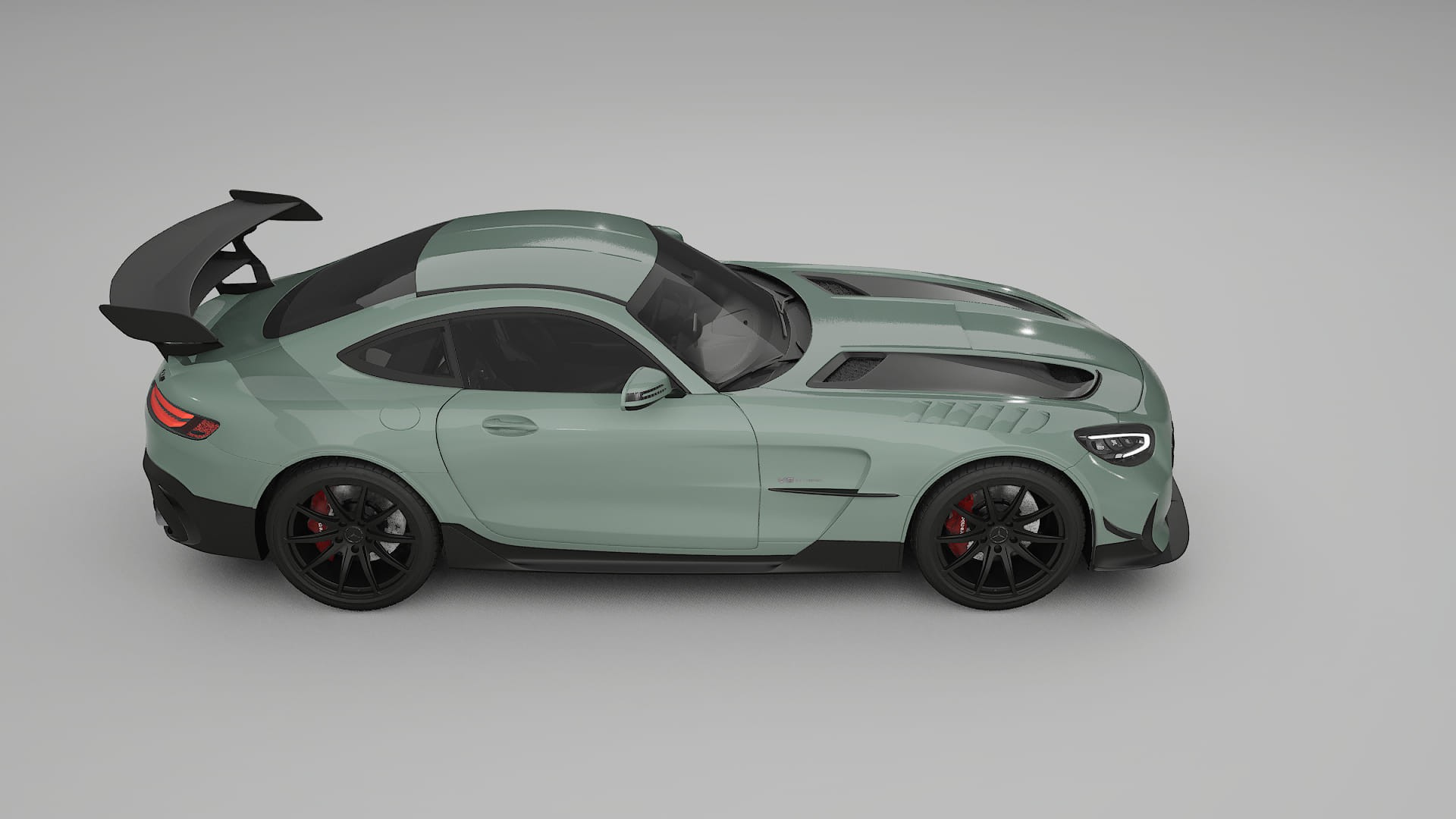 Mercedes AMG GT Black Series C192 Coupe TPU Lakbeschermingsfolie | CINDER Kleurveranderende PPF – Volledig Voorgesneden Kit
