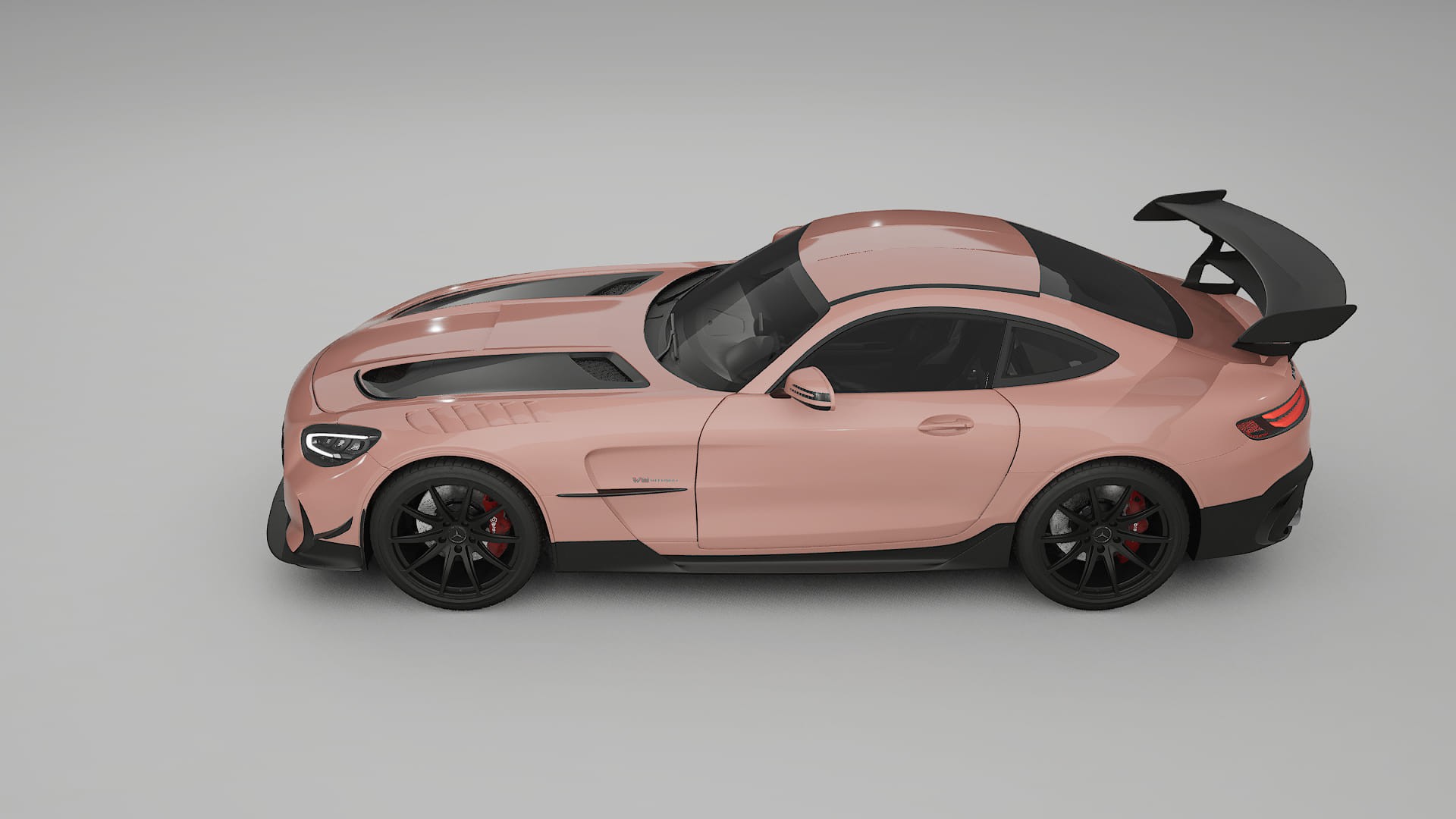 Mercedes AMG GT Black Series C192 Coupe TPU Lakbeschermingsfolie | BLUSH Kleurveranderende PPF – Volledig Voorgesneden Kit