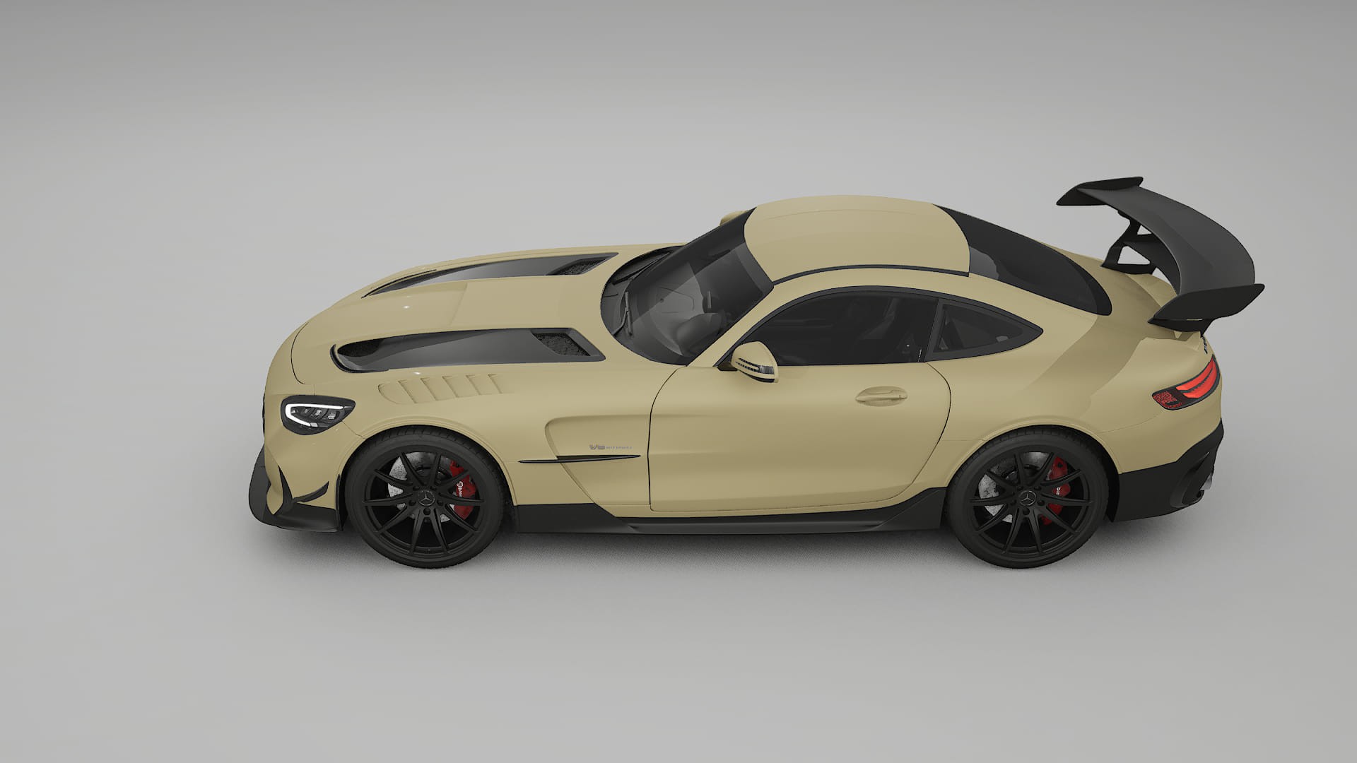 Mercedes AMG GT Black Series C192 Coupe TPU Lakbeschermingsfolie | SAND Kleurveranderende PPF – Volledig Voorgesneden Kit