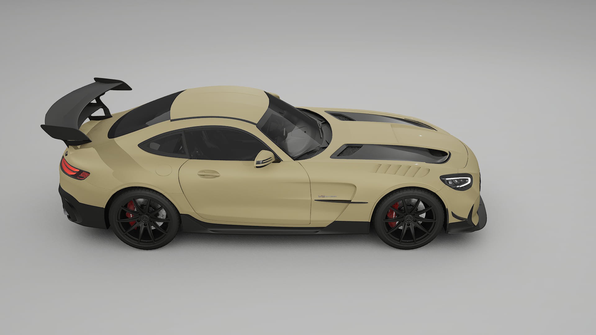 Mercedes AMG GT Black Series C192 Coupe TPU Lakbeschermingsfolie | SAND Kleurveranderende PPF – Volledig Voorgesneden Kit