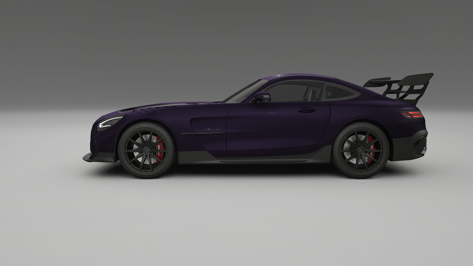Mercedes AMG GT Black Series C192 Coupe TPU Lakbeschermingsfolie | VIOLET Kleurveranderende PPF – Volledig Voorgesneden Kit