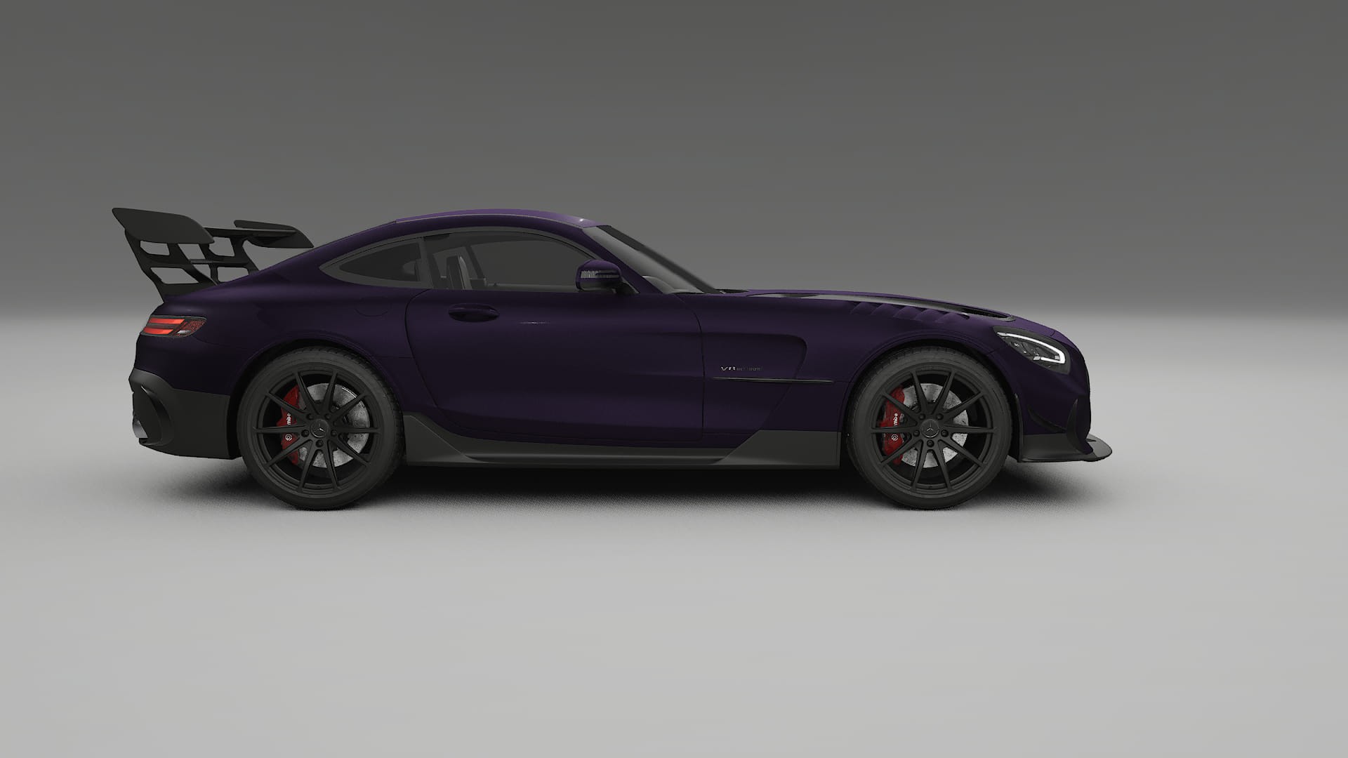 Mercedes AMG GT Black Series C192 Coupe TPU Lakbeschermingsfolie | VIOLET Kleurveranderende PPF – Volledig Voorgesneden Kit