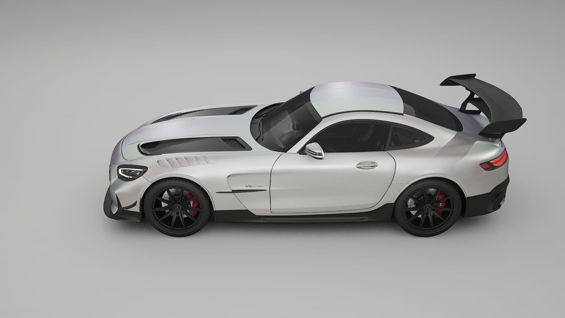 Mercedes AMG GT Black Series C192 Coupe TPU Lakbeschermingsfolie | NEBULA Kleurveranderende PPF – Volledig Voorgesneden Kit