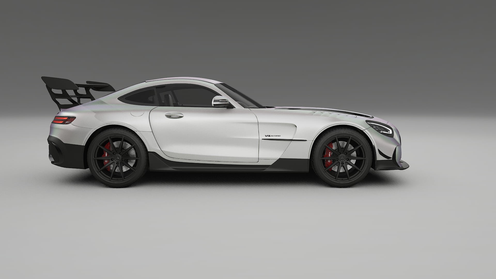 Mercedes AMG GT Black Series C192 Coupe TPU Lakbeschermingsfolie | NEBULA Kleurveranderende PPF – Volledig Voorgesneden Kit