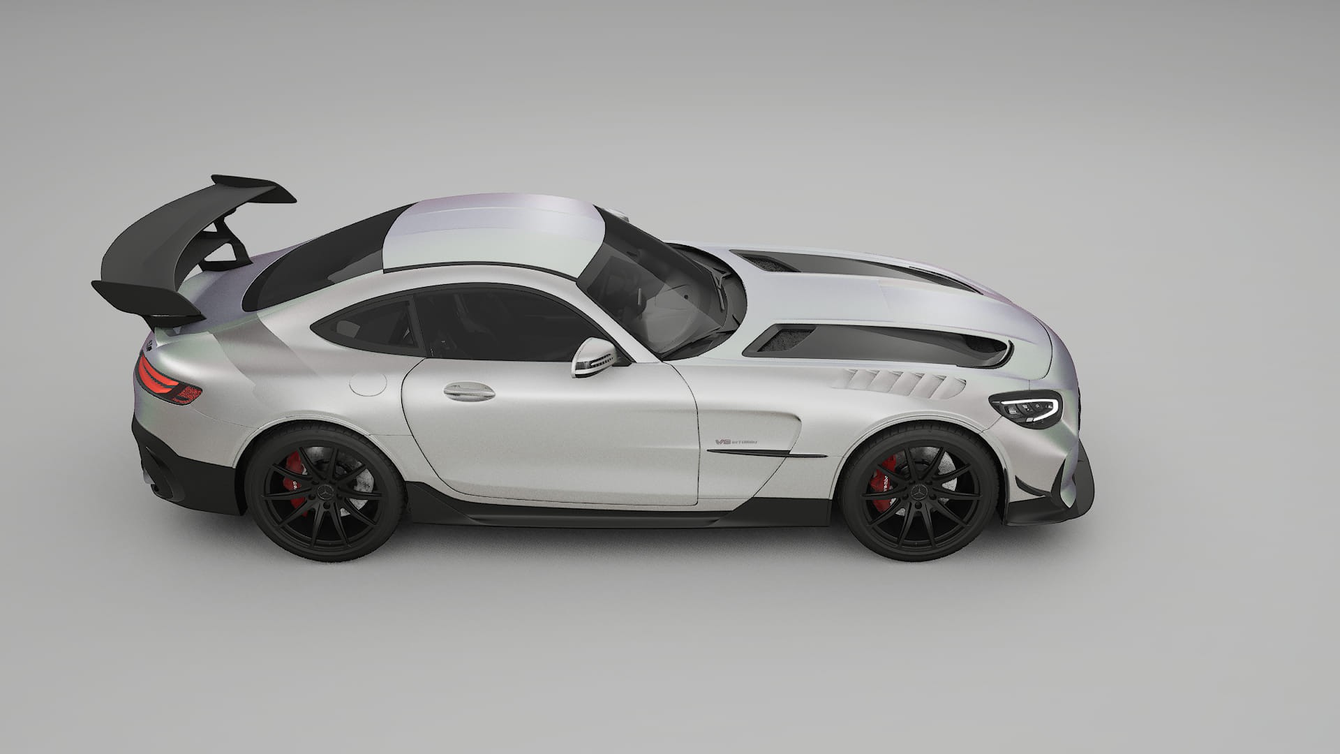 Mercedes AMG GT Black Series C192 Coupe TPU Lakbeschermingsfolie | NEBULA Kleurveranderende PPF – Volledig Voorgesneden Kit
