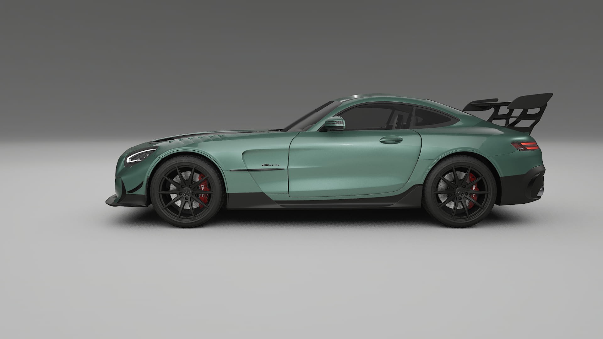 Mercedes AMG GT Black Series C192 Coupe TPU Lakbeschermingsfolie | EVERGREEN Kleurveranderende PPF – Volledig Voorgesneden Kit