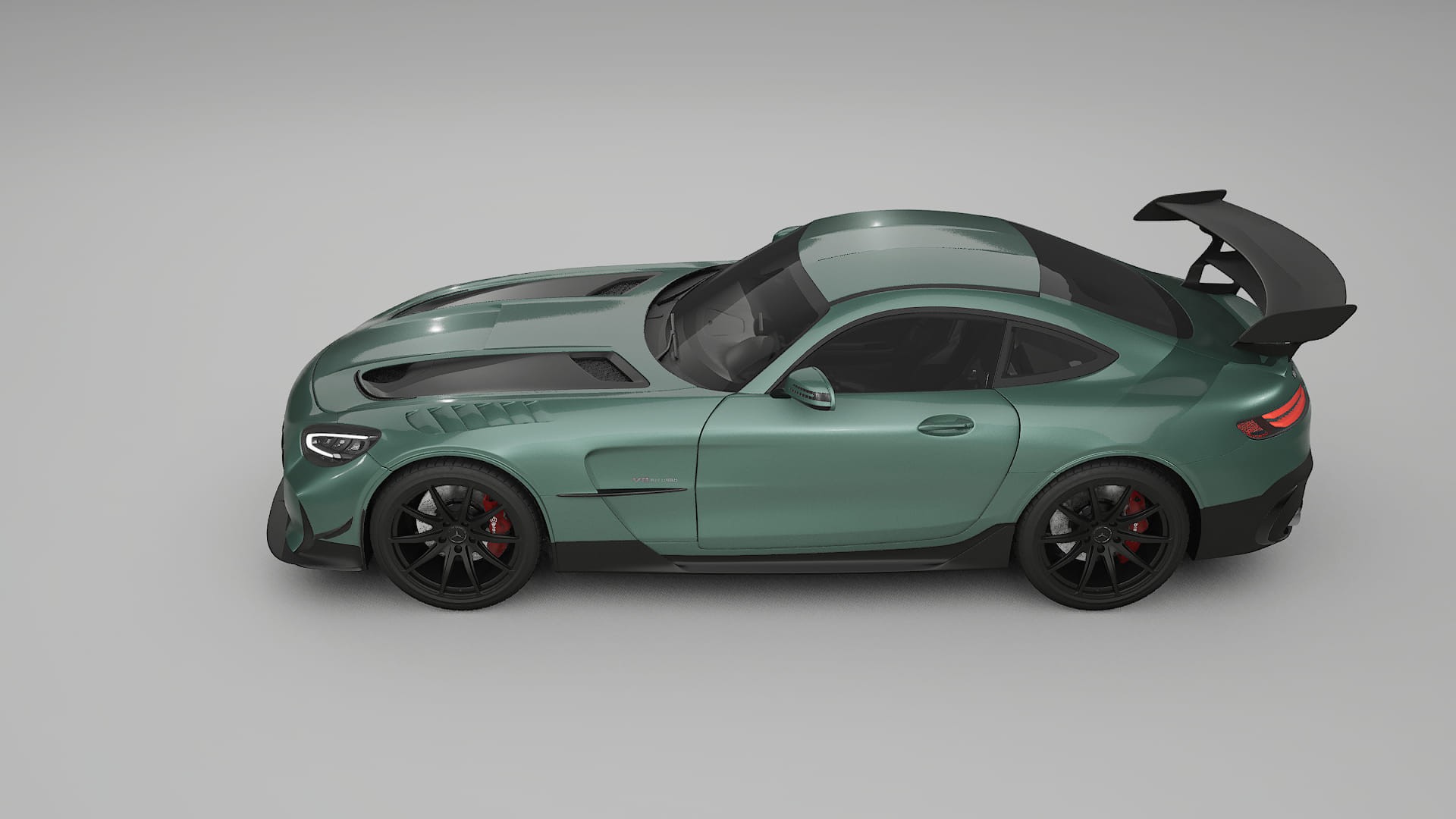 Mercedes AMG GT Black Series C192 Coupe TPU Lakbeschermingsfolie | EVERGREEN Kleurveranderende PPF – Volledig Voorgesneden Kit