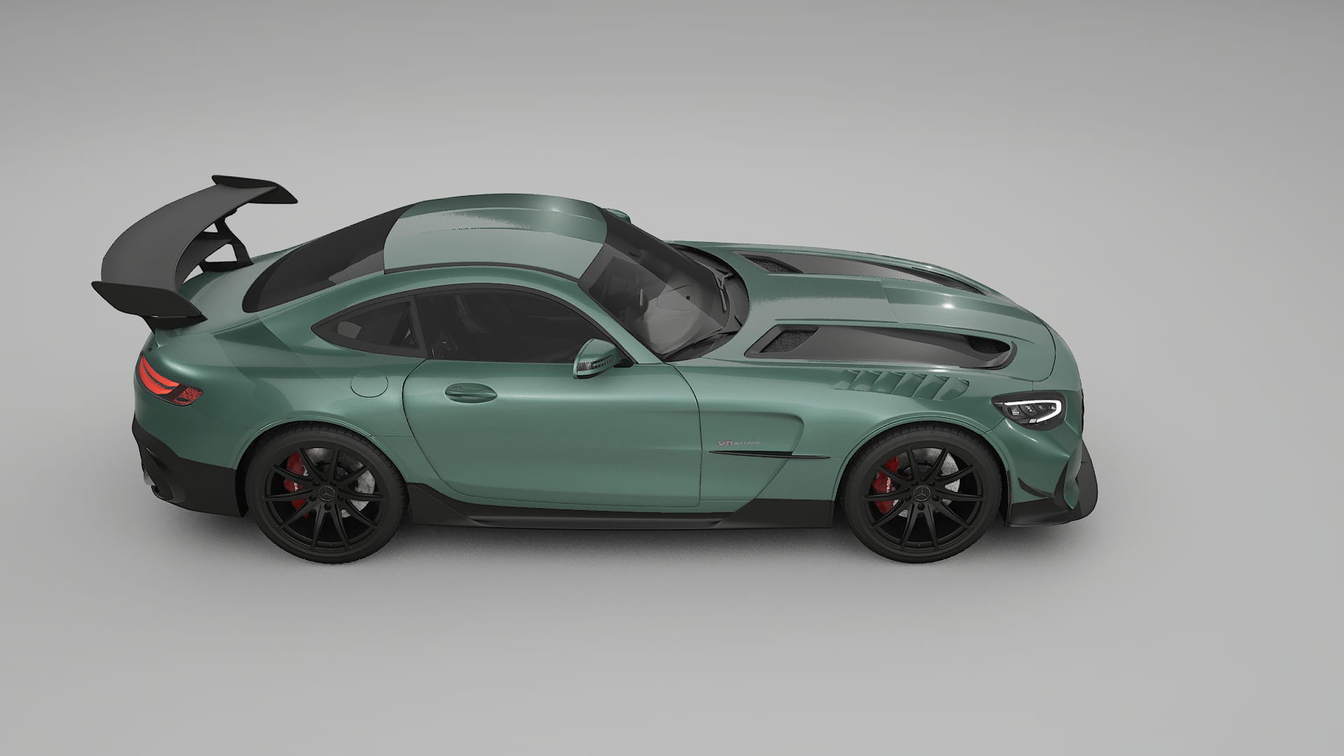 Mercedes AMG GT Black Series C192 Coupe TPU Lakbeschermingsfolie | EVERGREEN Kleurveranderende PPF – Volledig Voorgesneden Kit