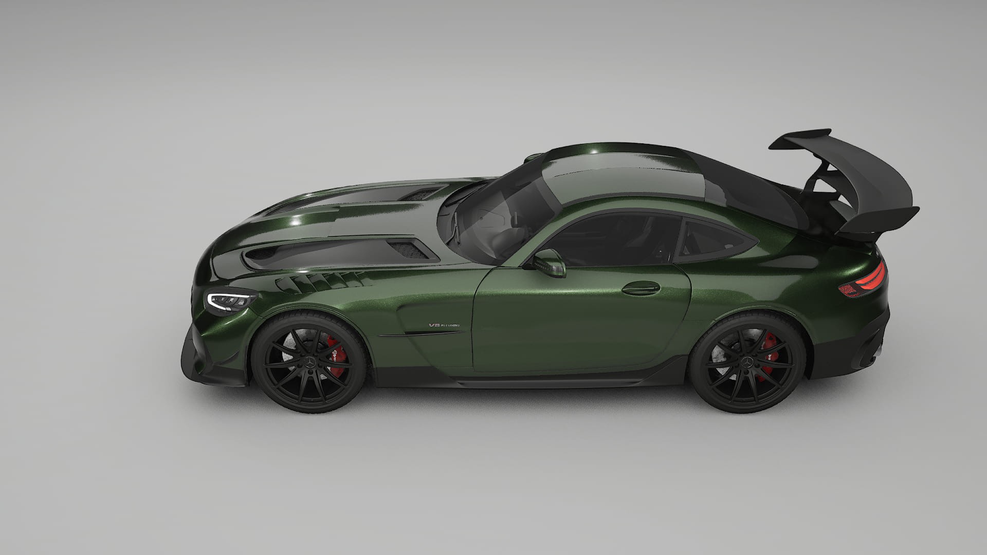 Mercedes AMG GT Black Series C192 Coupe TPU Lakbeschermingsfolie | LAGOON Kleurveranderende PPF – Volledig Voorgesneden Kit