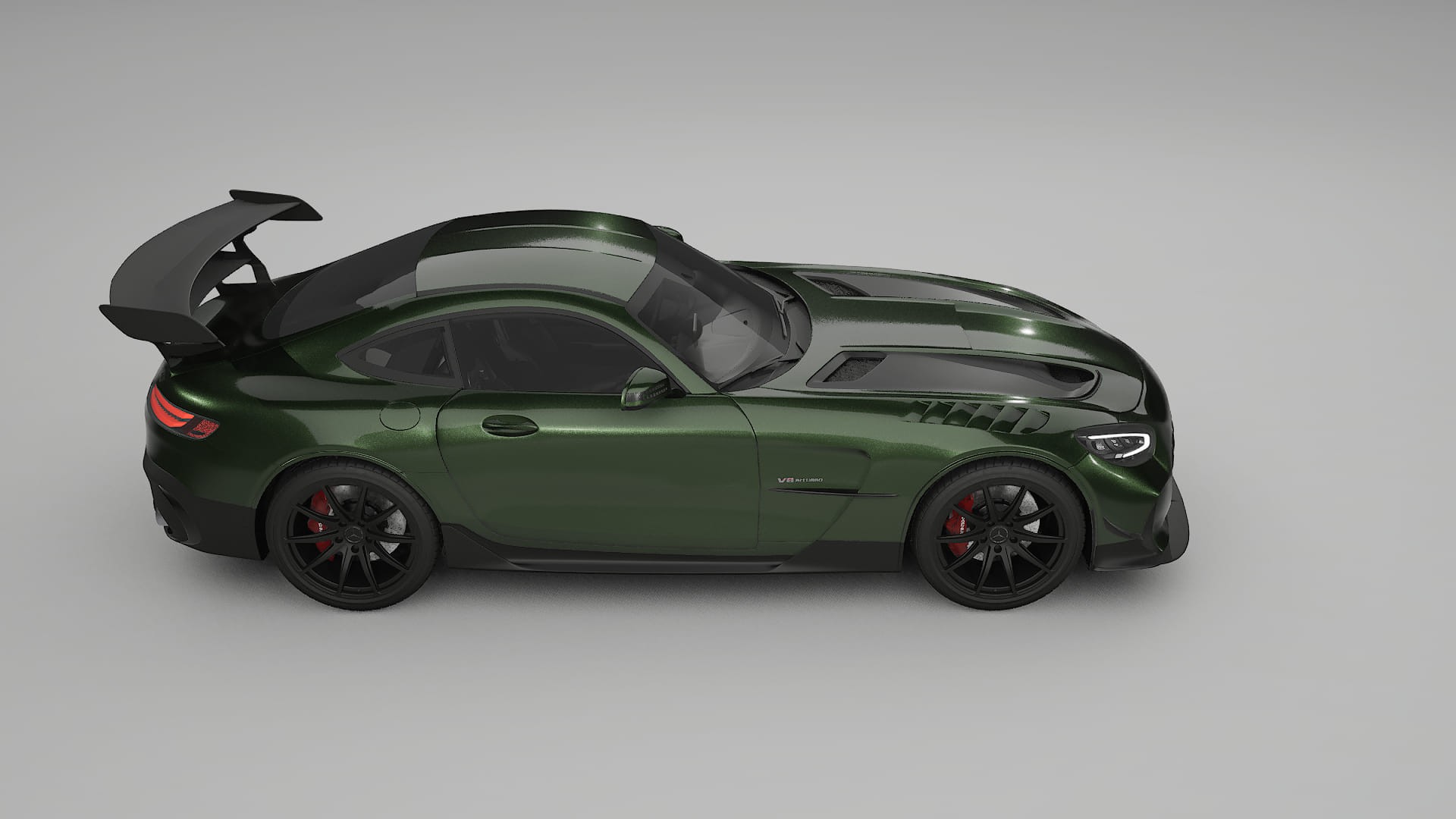 Mercedes AMG GT Black Series C192 Coupe TPU Lakbeschermingsfolie | LAGOON Kleurveranderende PPF – Volledig Voorgesneden Kit