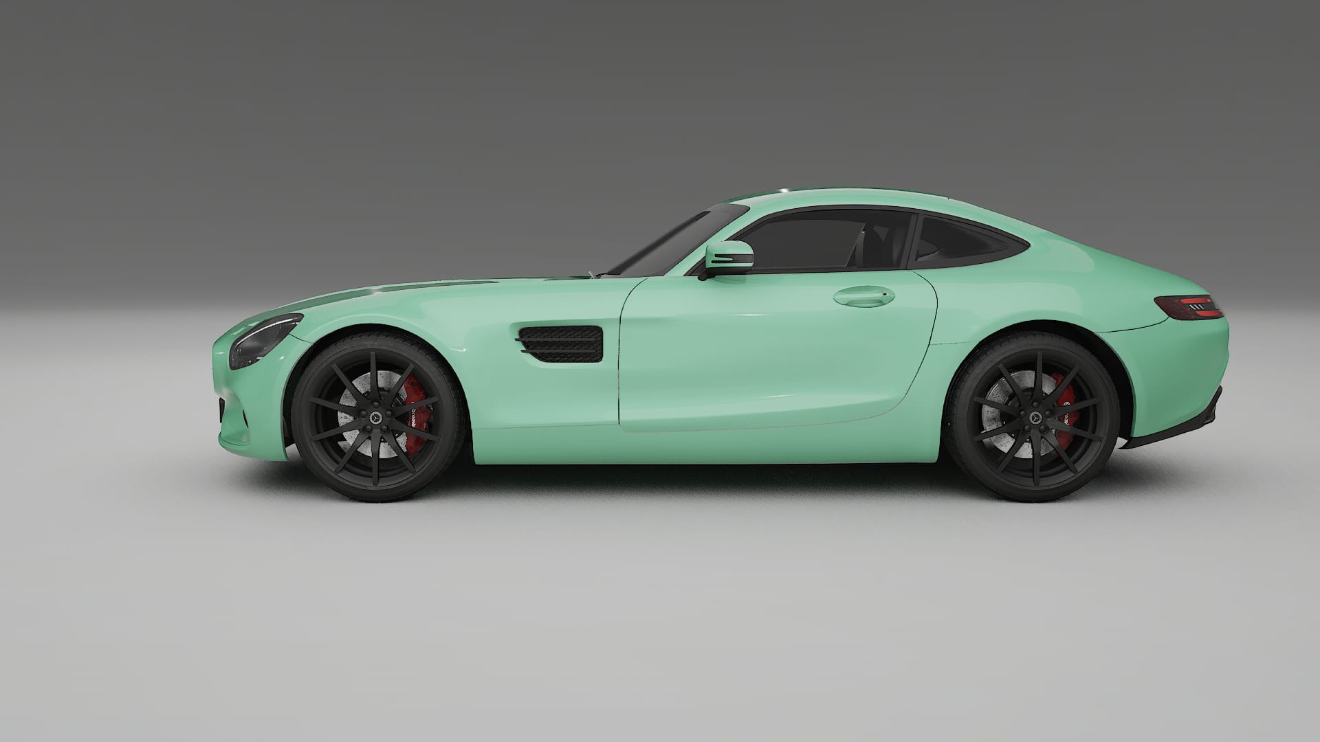 Mercedes AMG GT C190 Coupe TPU Lakbeschermingsfolie | DUSTY Kleurveranderende PPF – Volledig Voorgesneden Kit