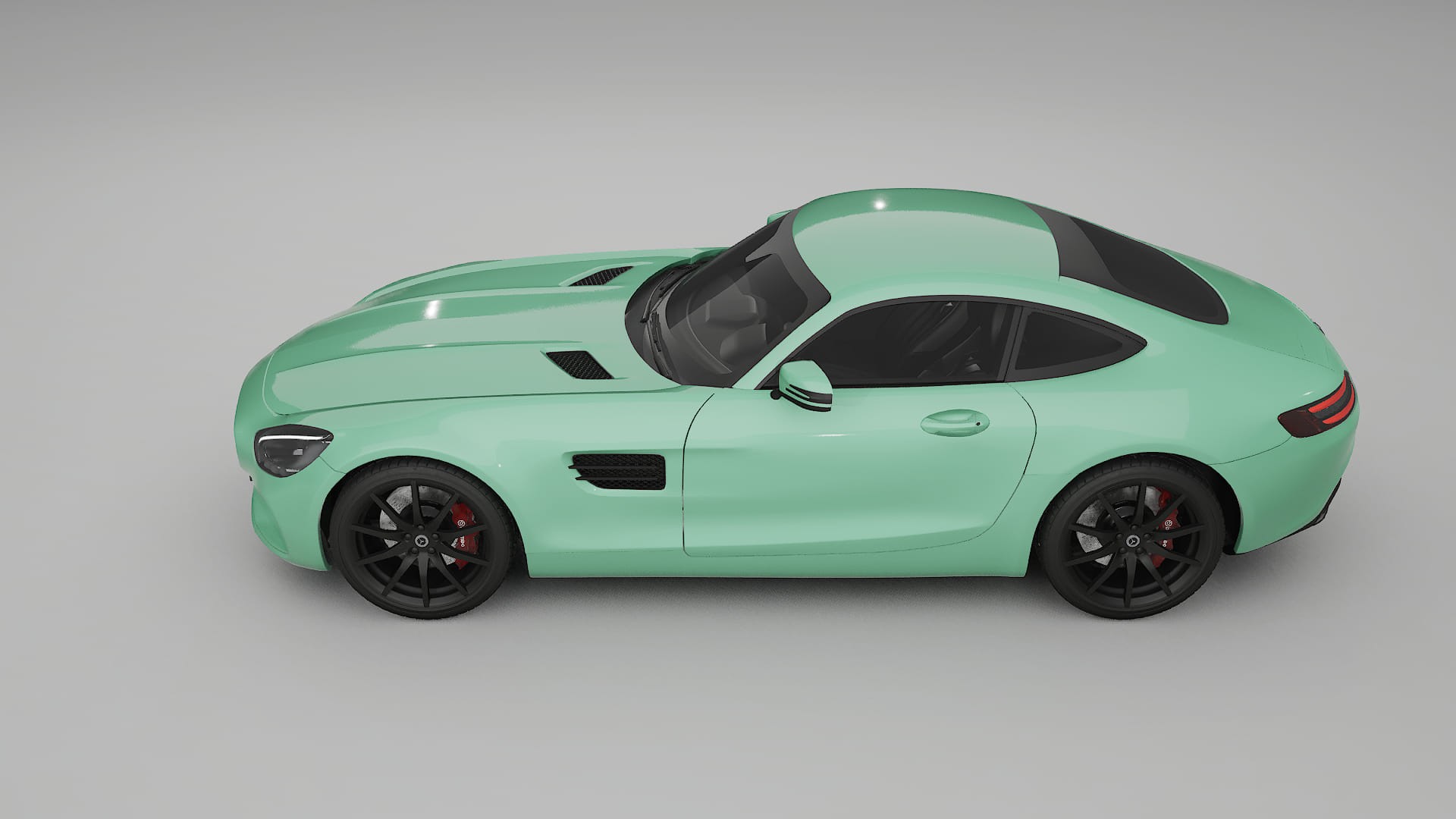 Mercedes AMG GT C190 Coupe TPU Lakbeschermingsfolie | DUSTY Kleurveranderende PPF – Volledig Voorgesneden Kit