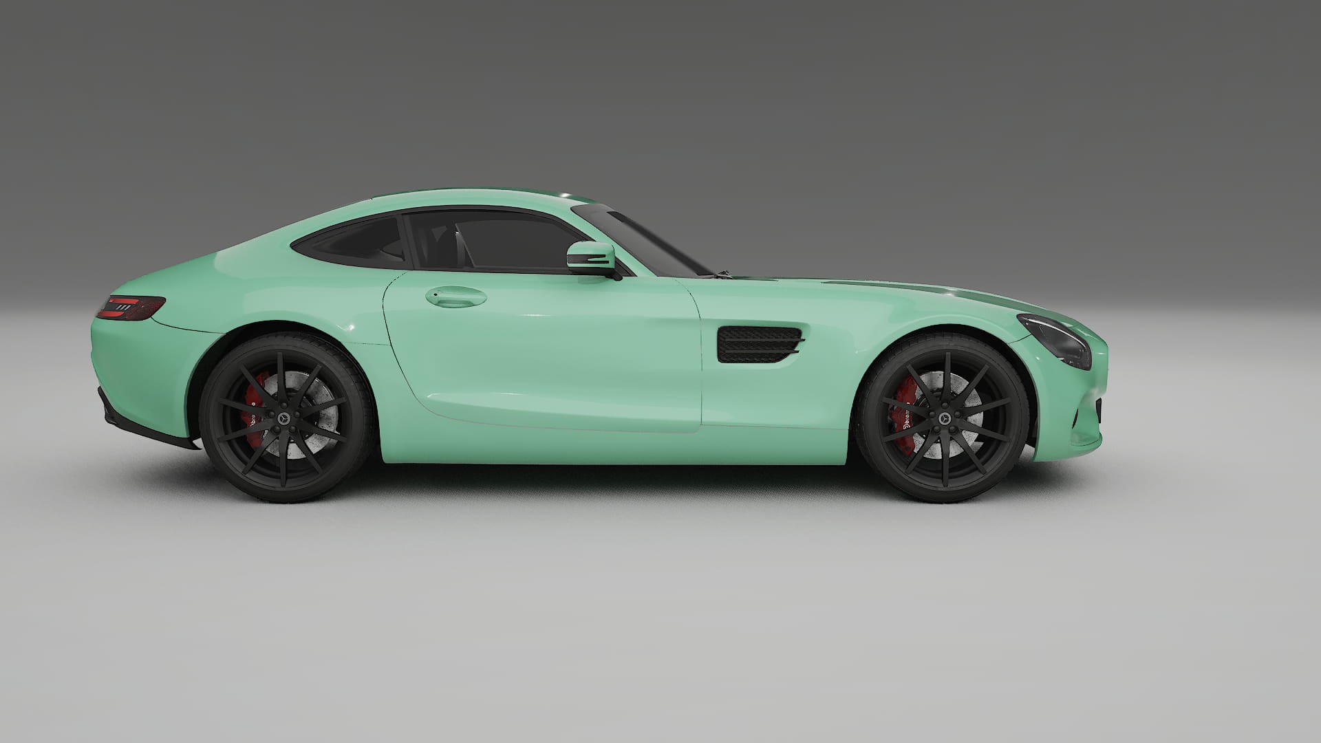 Mercedes AMG GT C190 Coupe TPU Lakbeschermingsfolie | DUSTY Kleurveranderende PPF – Volledig Voorgesneden Kit